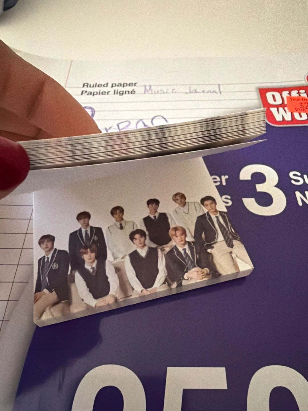 NCT 127 notepad - photo 2