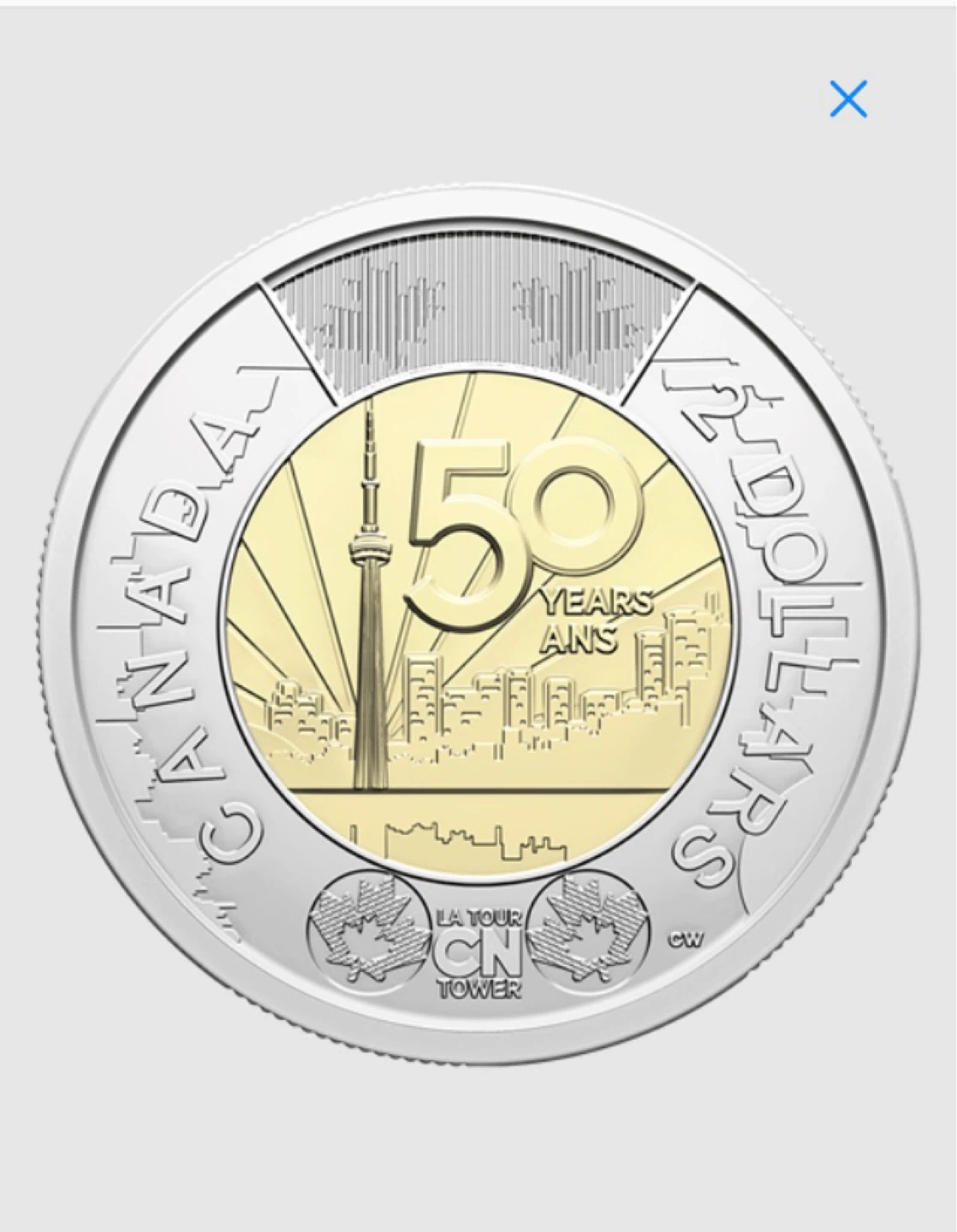 Royal Canadian Mint CN Tower 50th Anniversary Collector Coin Set - photo 5