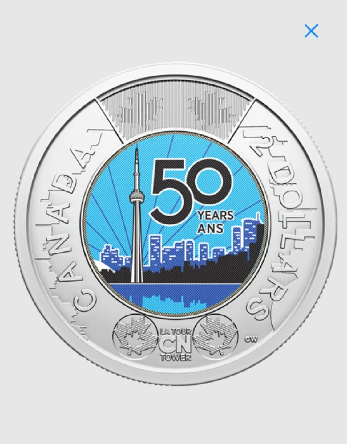 Royal Canadian Mint CN Tower 50th Anniversary Collector Coin Set - photo 4