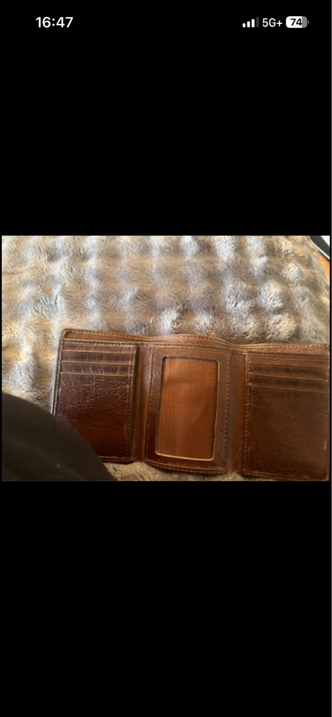 Trifold leather wallet - photo 2