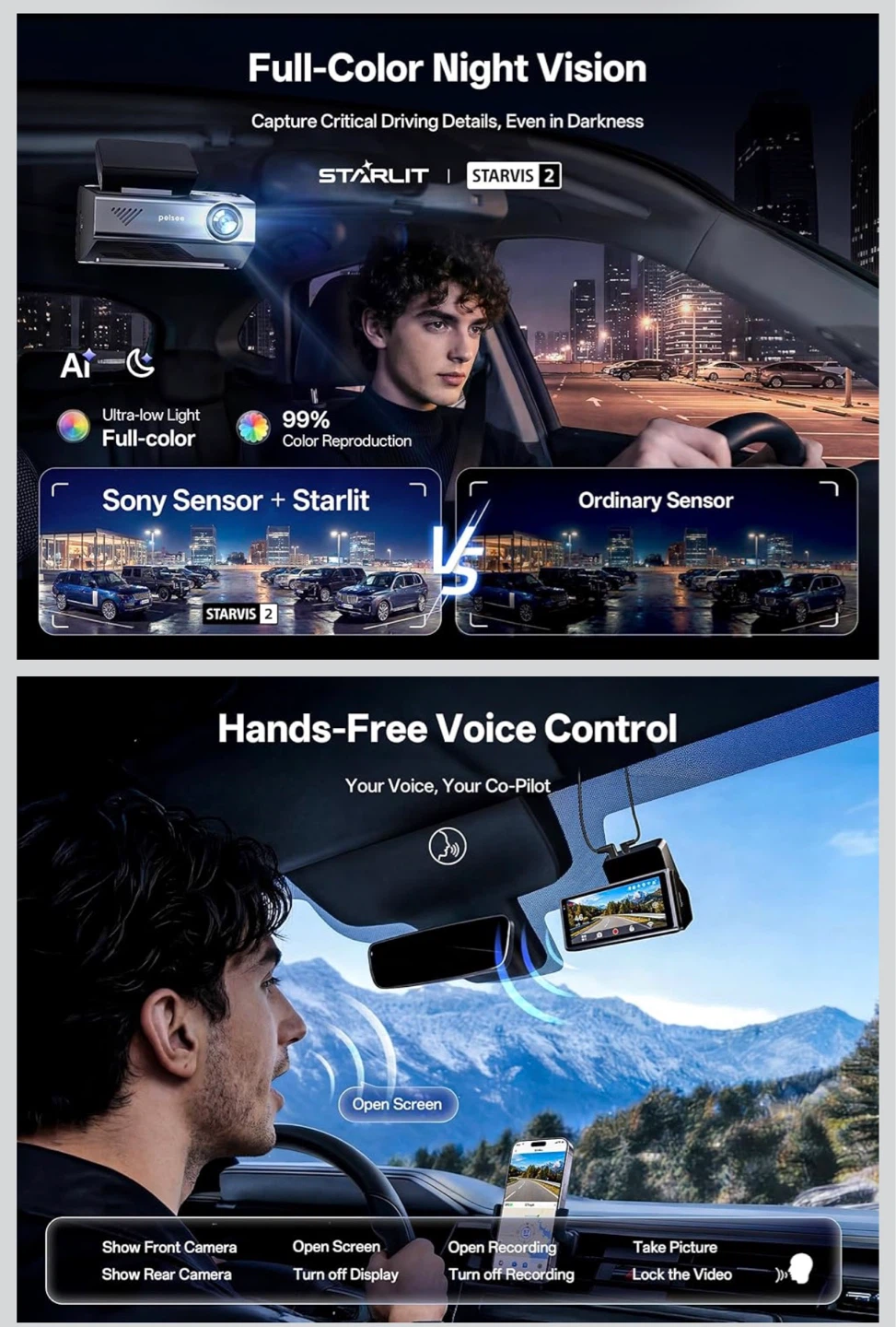 Dual Channel 4K Dash Cam with 128GB Card - photo 4