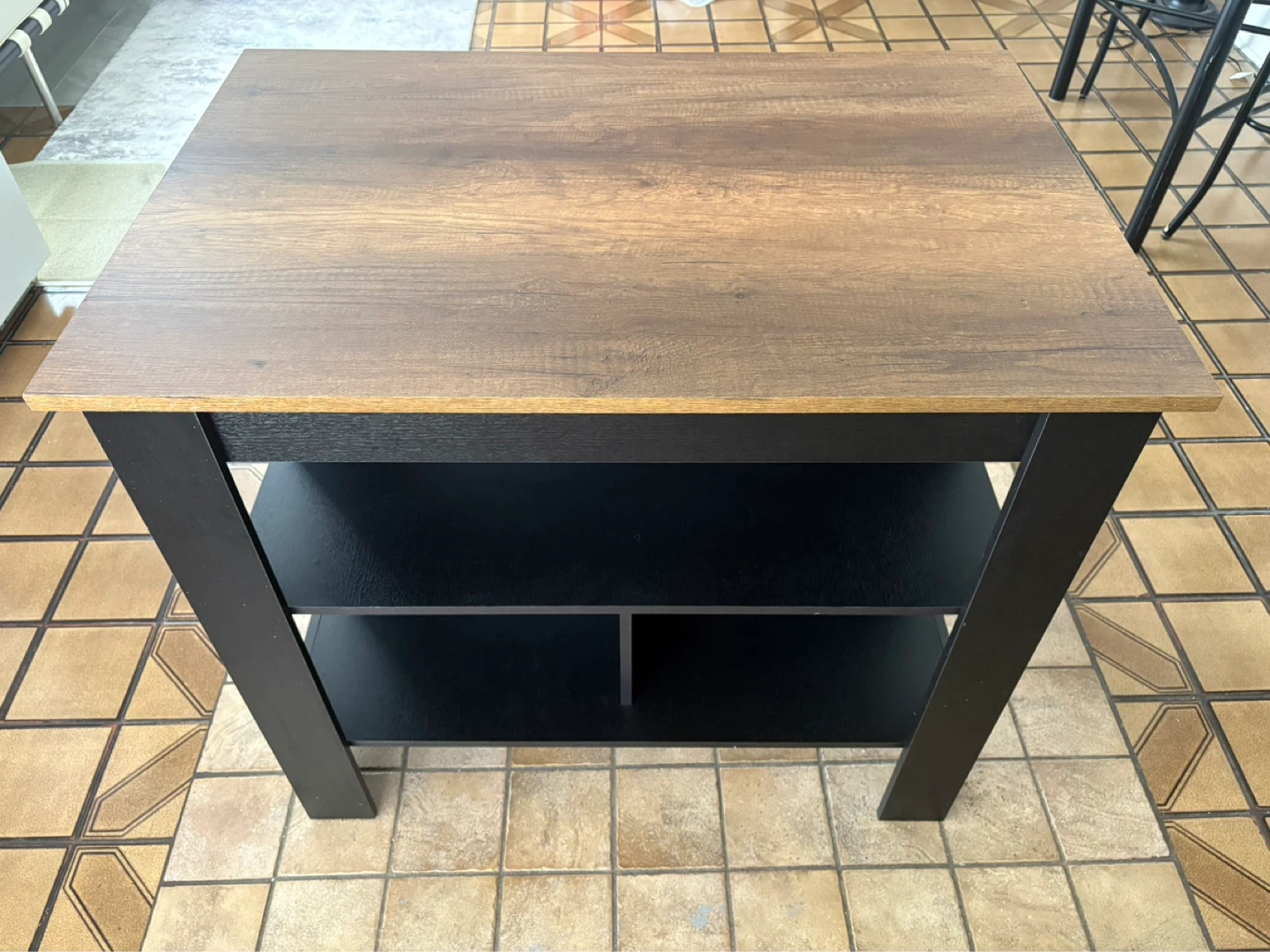 Kitchen Island / Table with Storage Shelves - photo 2