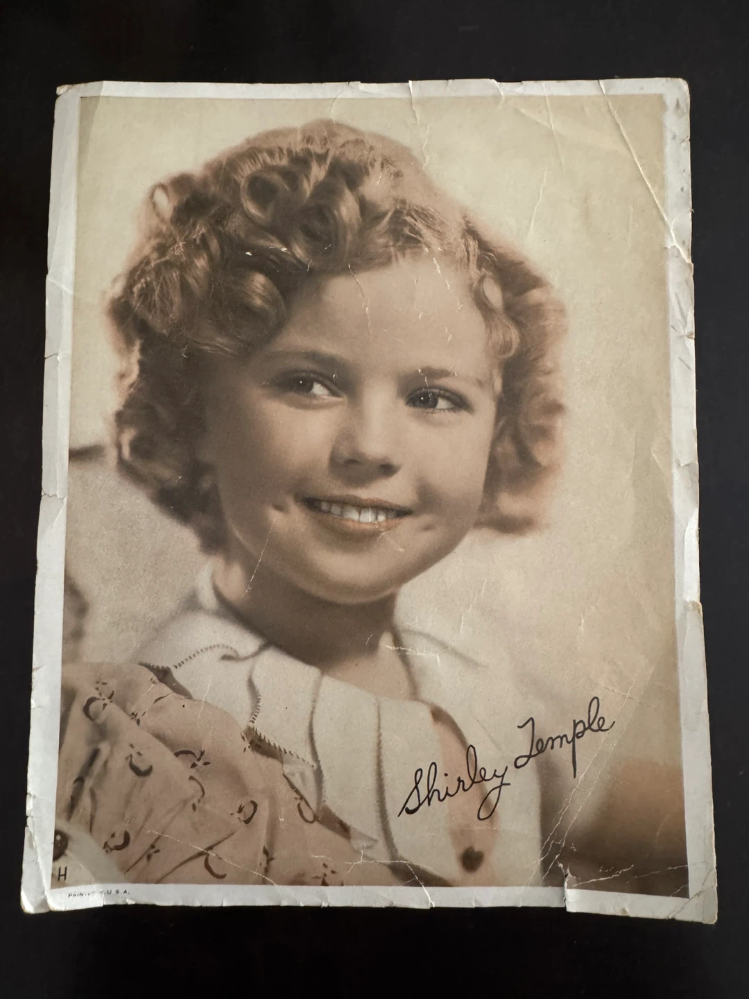 Vintage 1930s Shirley Temple Promotional Photo