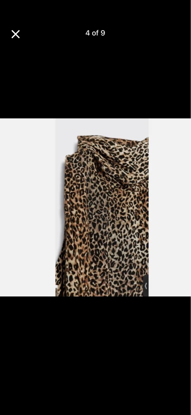 Zara Leopard Print Halter Dress Size Small *Never Worn* - photo 4