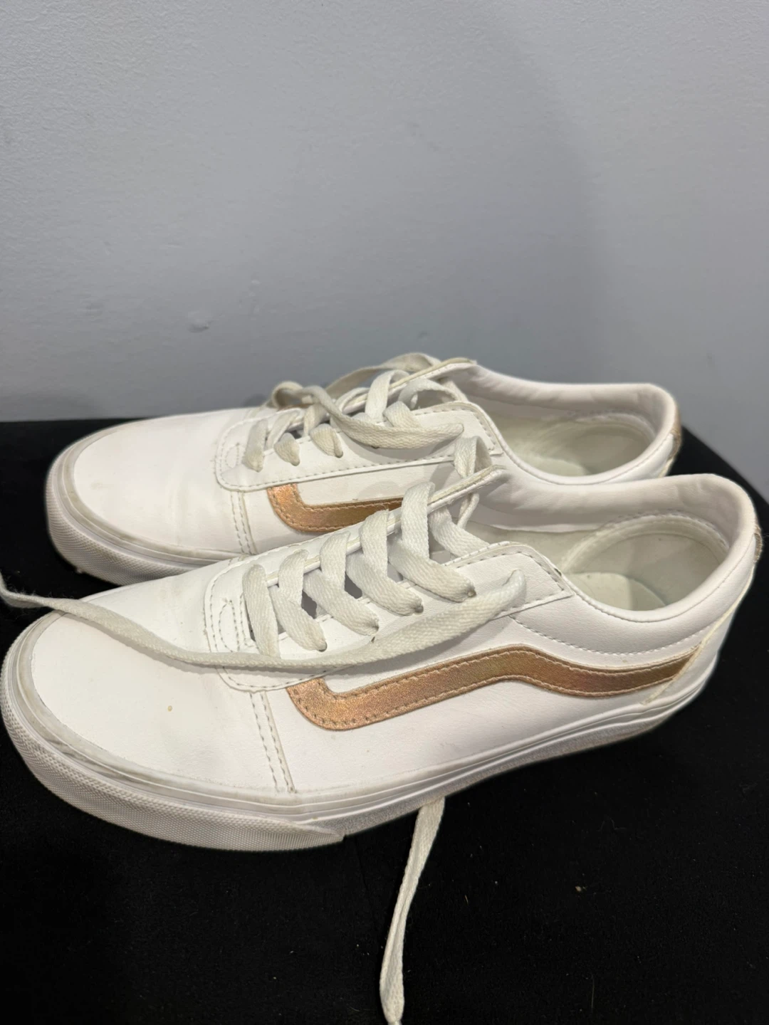 Vans White Rose Gold Sneakers US Women's 6.5