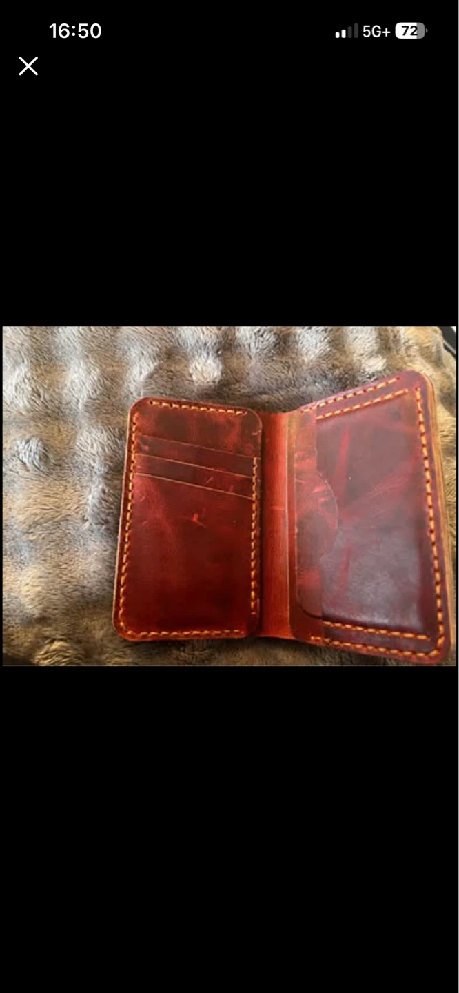 Bifold leather wallet - photo 2