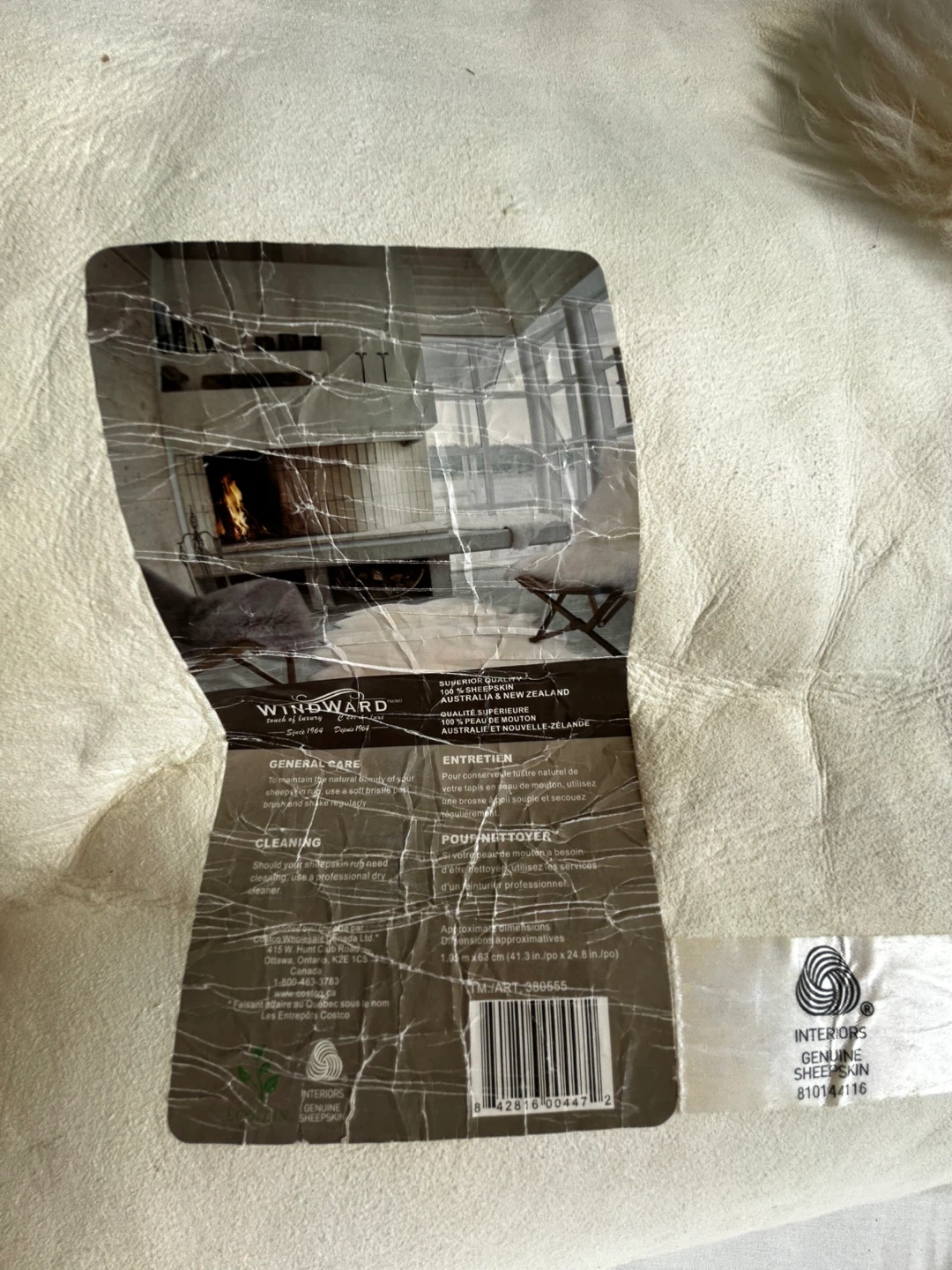 Windward Genuine Sheepskin Rug - photo 4