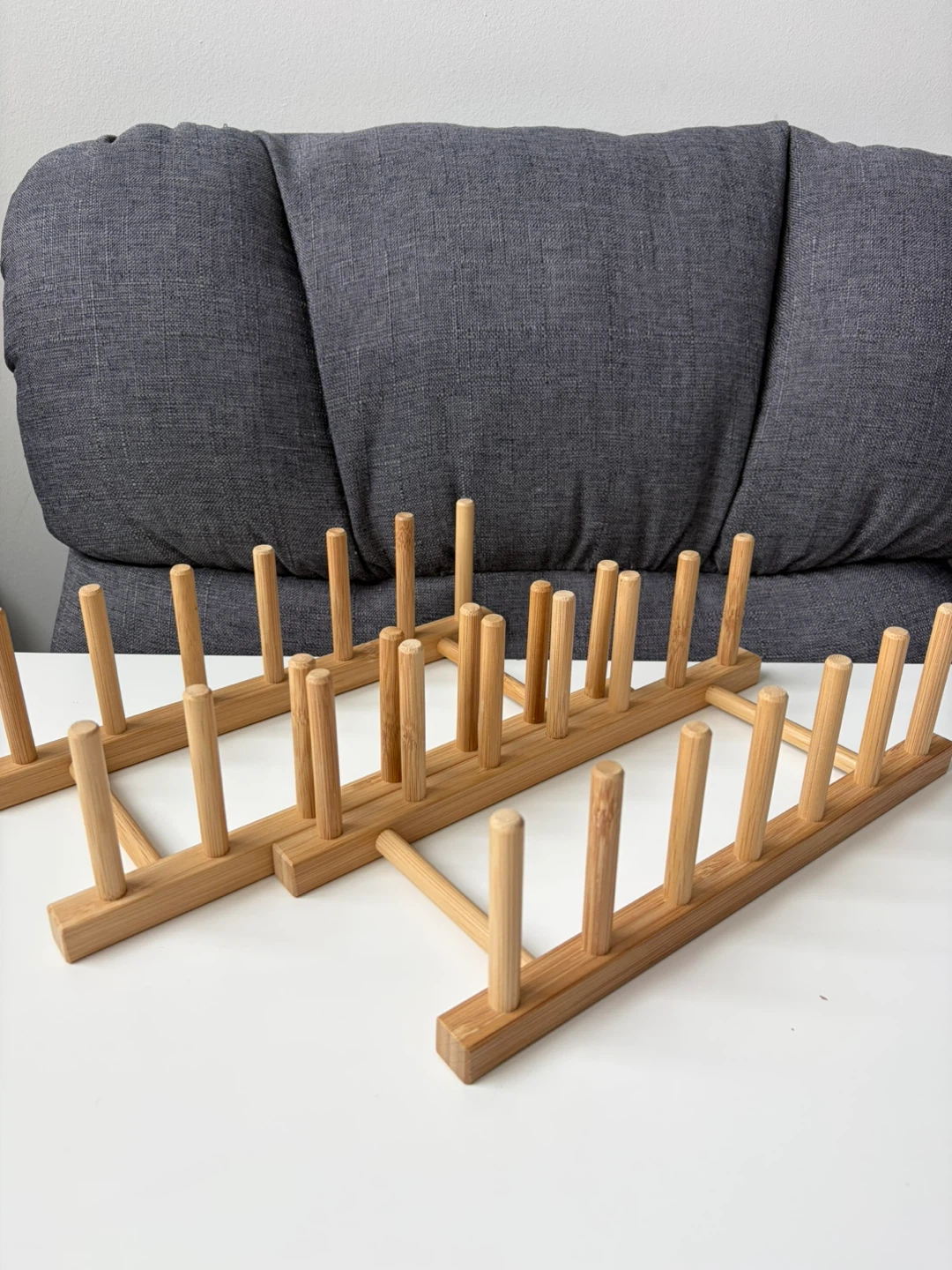 IKEA OSTBIT Bamboo Plate Holder 2 for $5