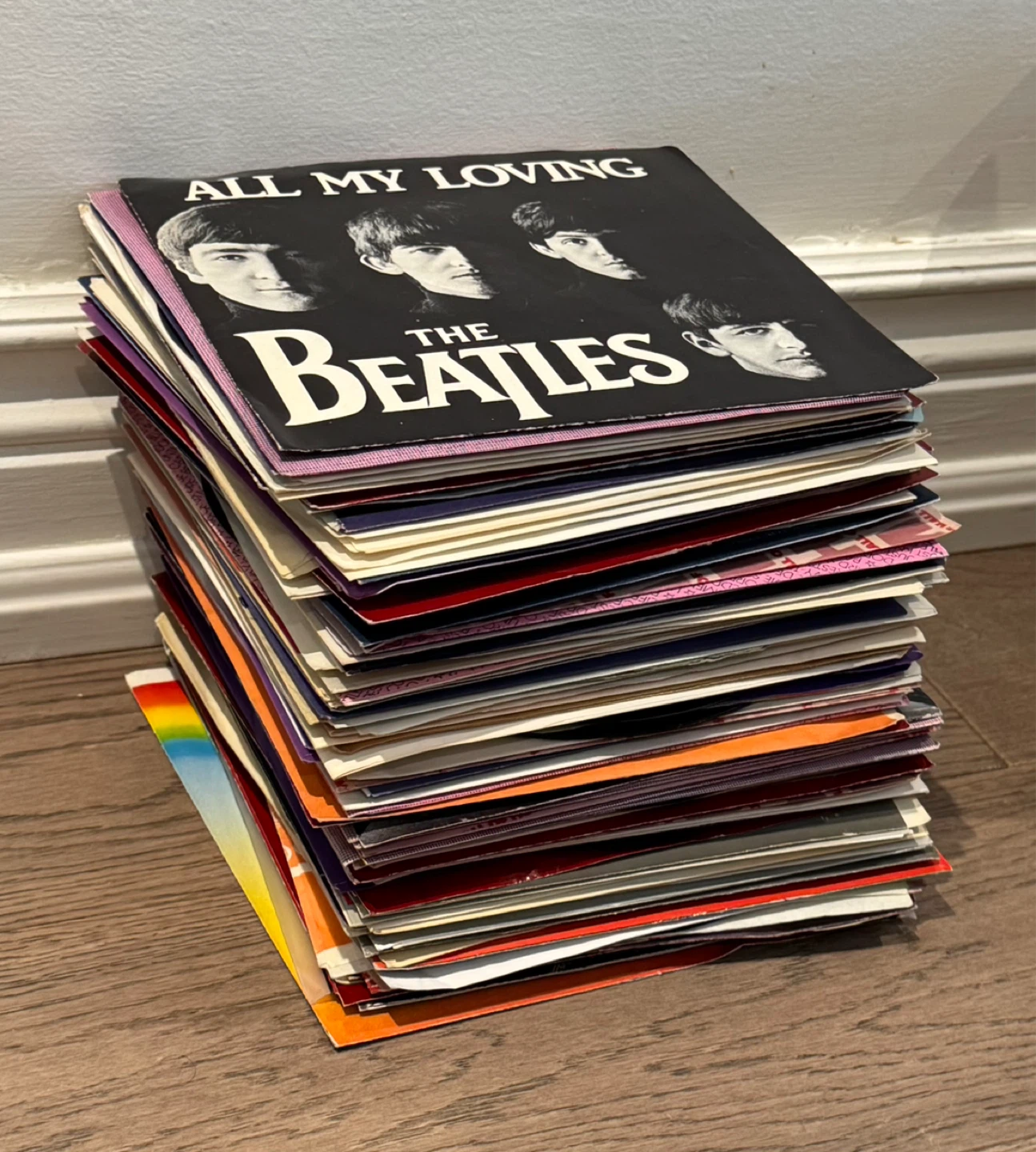 80 + Collection of 7-inch 45 RPM Vinyl Records