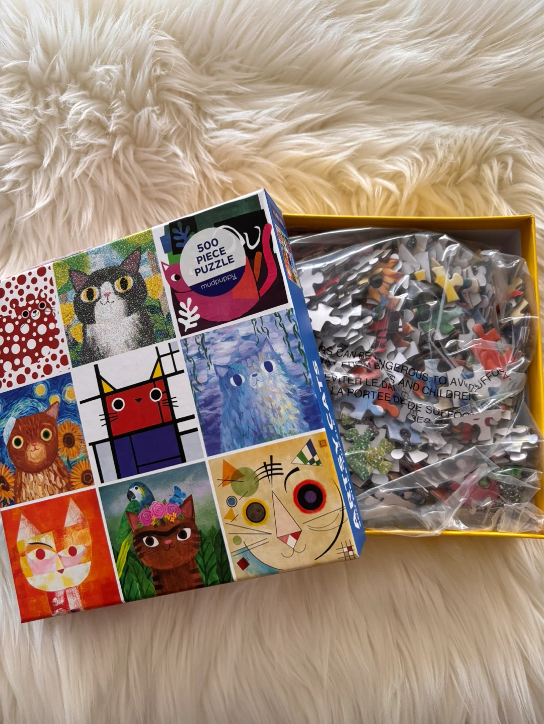 Mudpuppy Artsy Cats 500 Piece Puzzle - photo 3