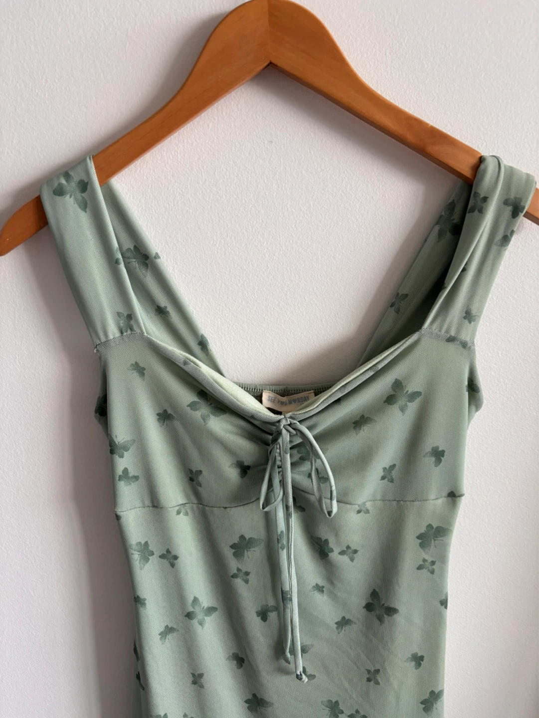 BNWT See You Monday Mesh Butterfly Midi Dress Size M - photo 2