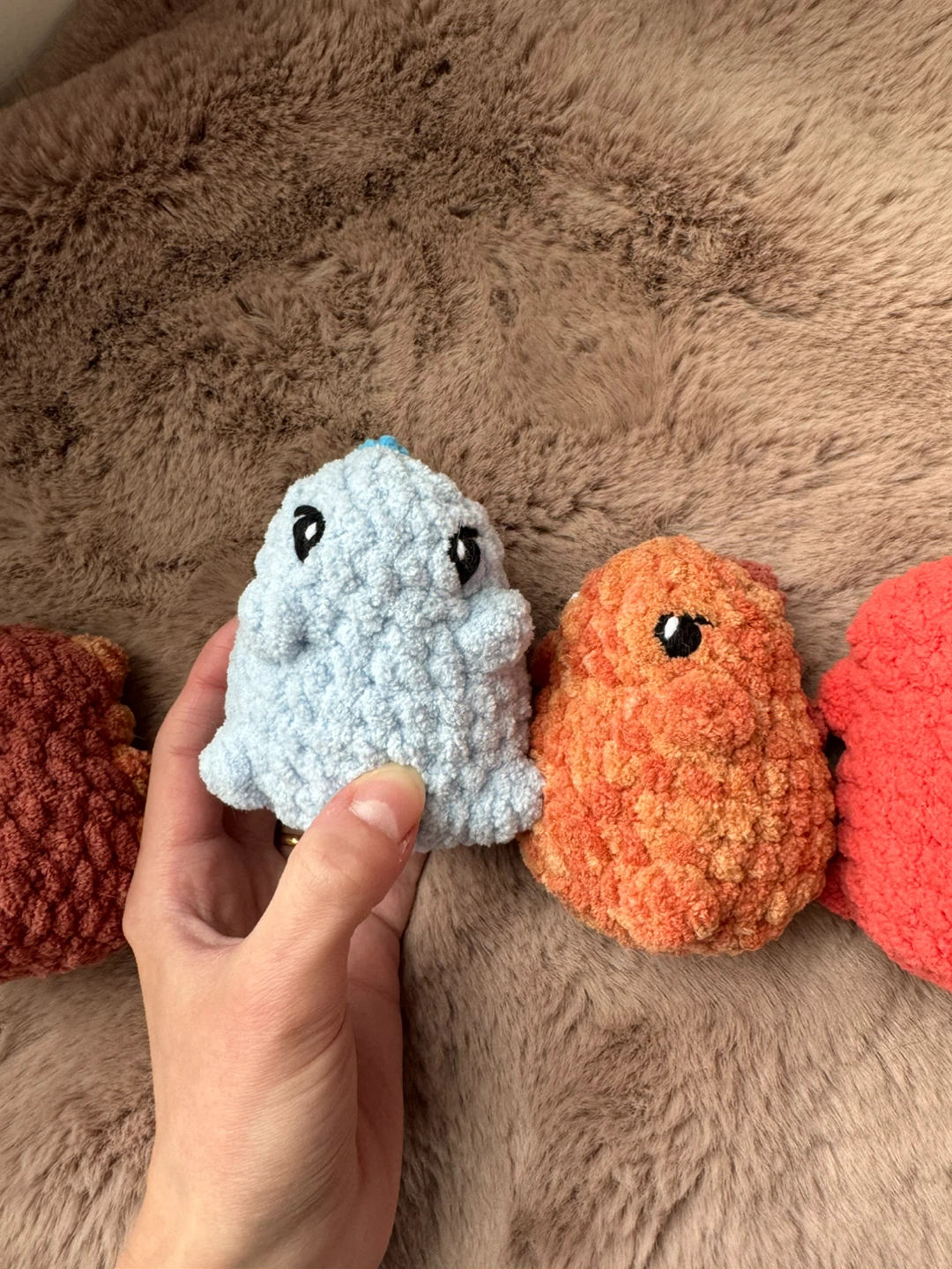 Handmade Crochet Plush Chubby Dinosaurs - photo 4