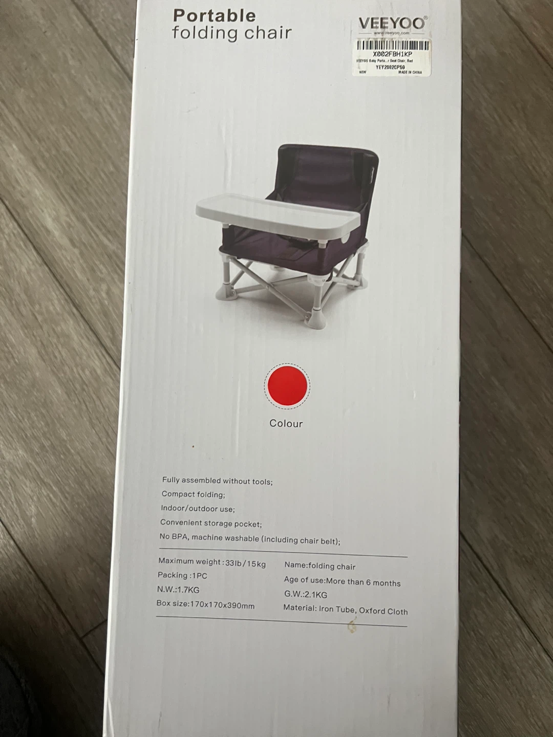 New Portable Folding Chair with Tray - photo 2