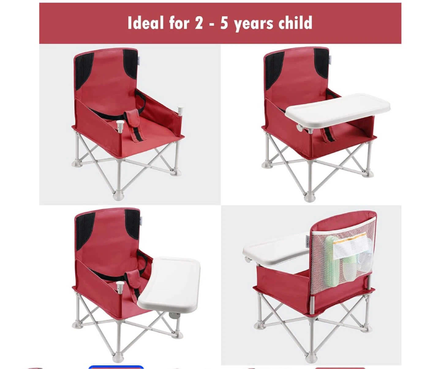 New Portable Folding Chair with Tray - photo 5