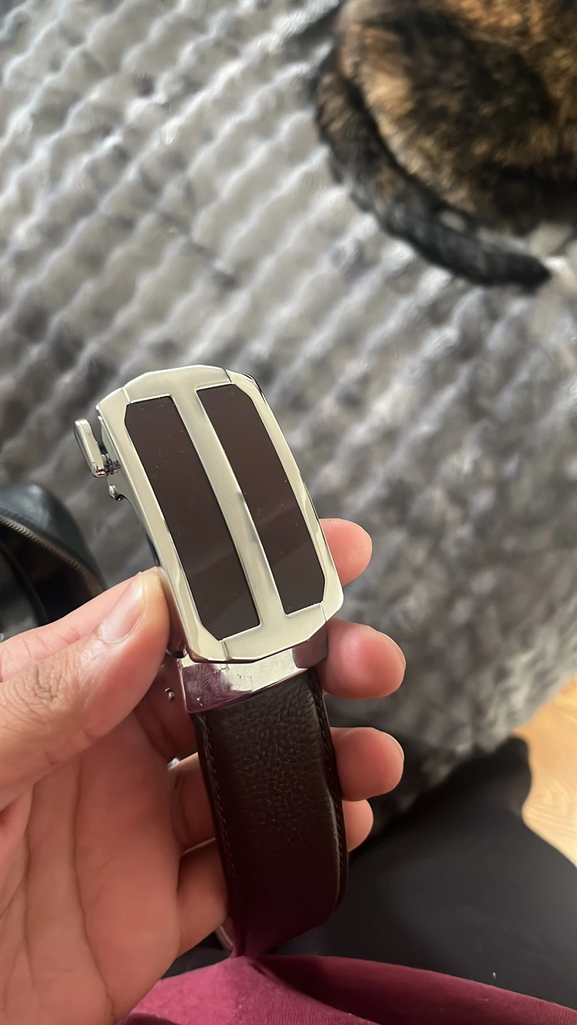 Formal sliding brown belt - photo 5