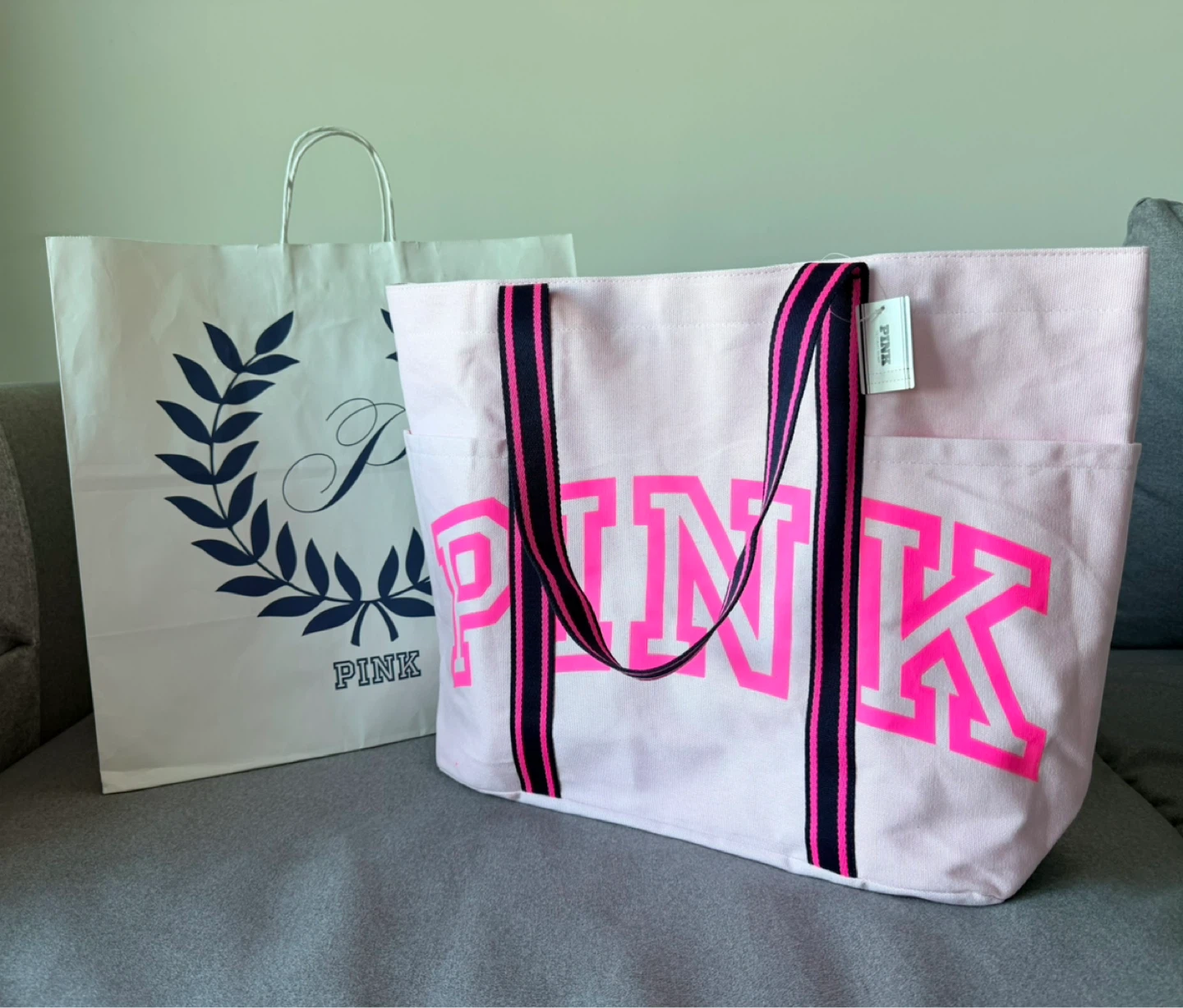 NEW Victoria's Secret PINK Large Tote Bag
