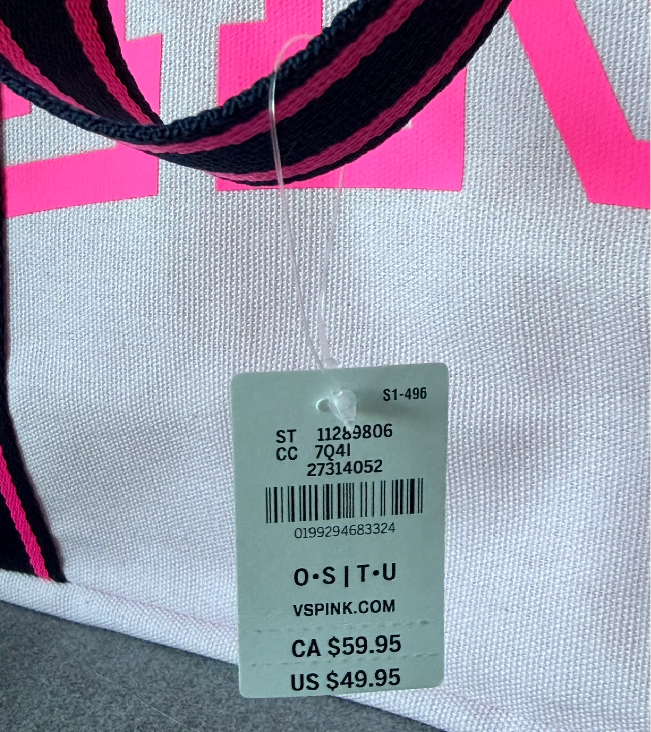 NEW Victoria's Secret PINK Large Tote Bag - photo 2