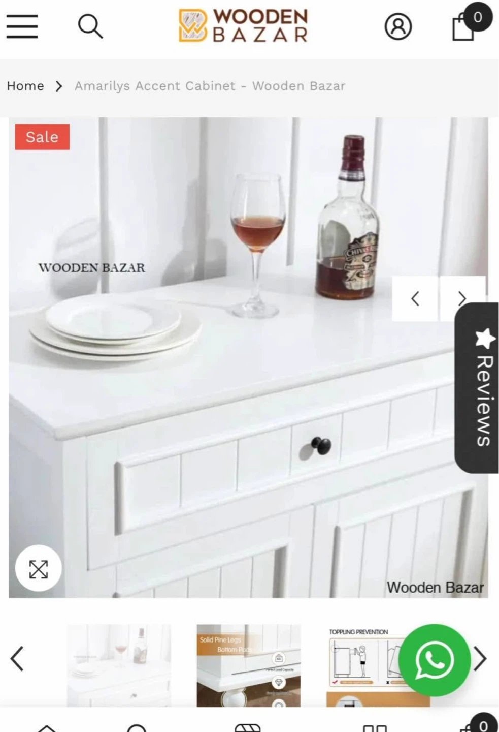 Wooden Bazar Amarilys Accent Cabinet - photo 5