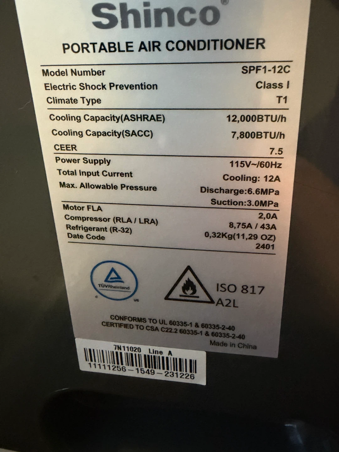 Portable AC, great condition - photo 3