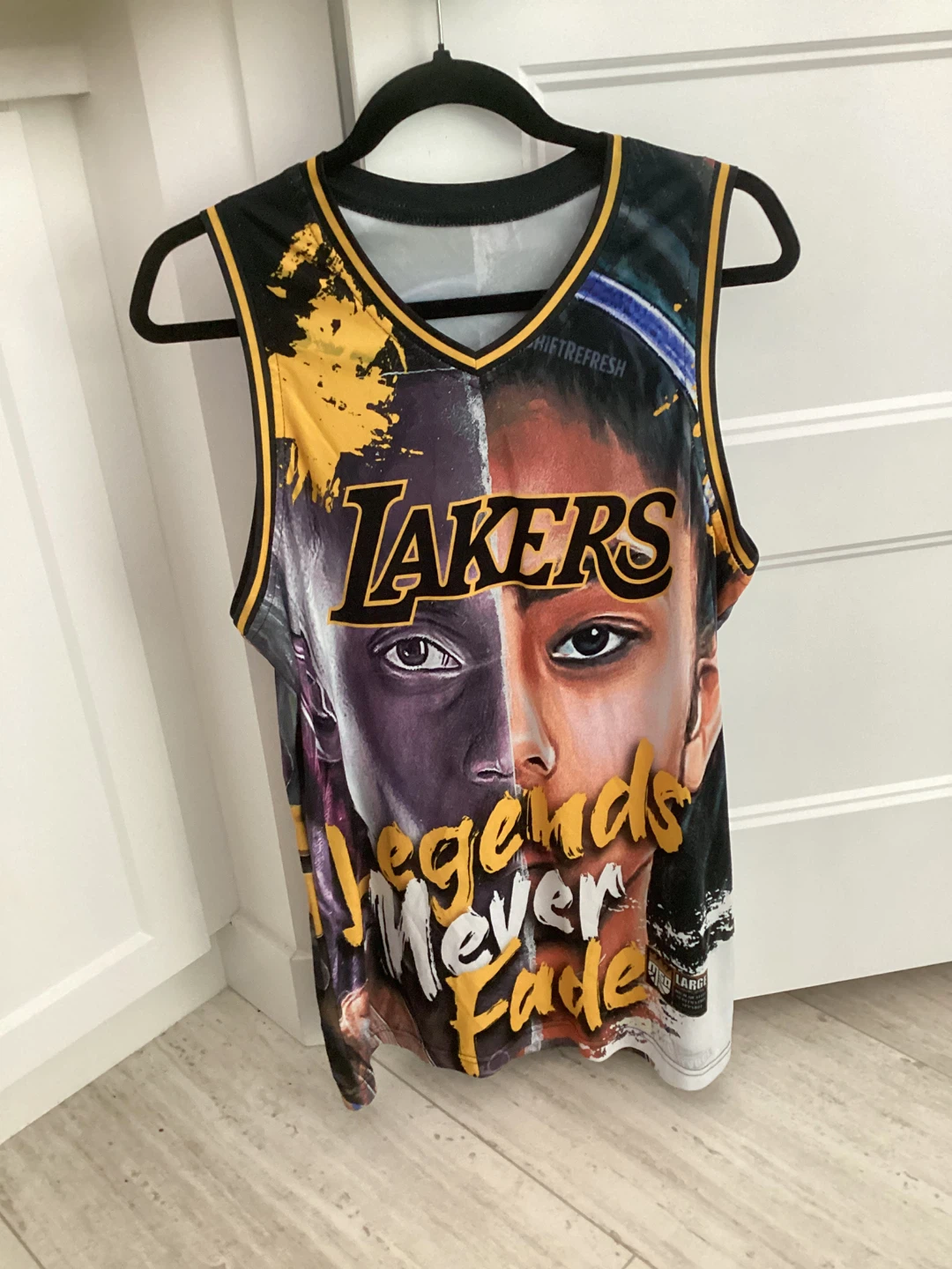Los Angeles Lakers Kobe Bryant #24 "Legends Never Fade" Jersey - photo 3