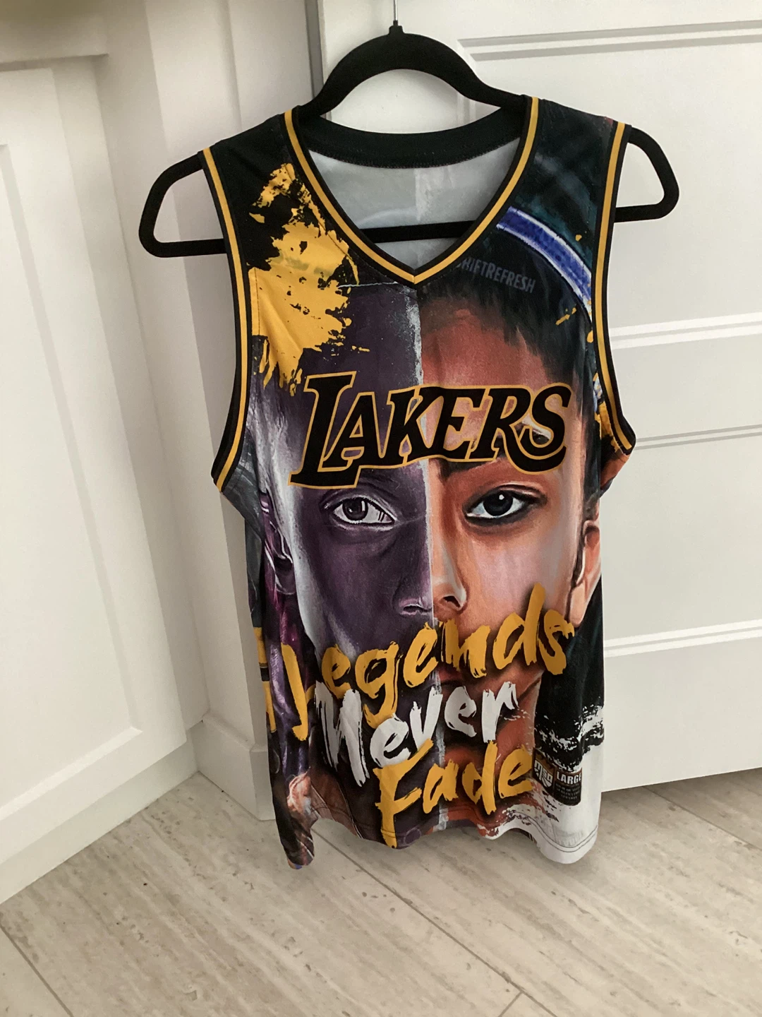 Los Angeles Lakers Kobe Bryant #24 "Legends Never Fade" Jersey