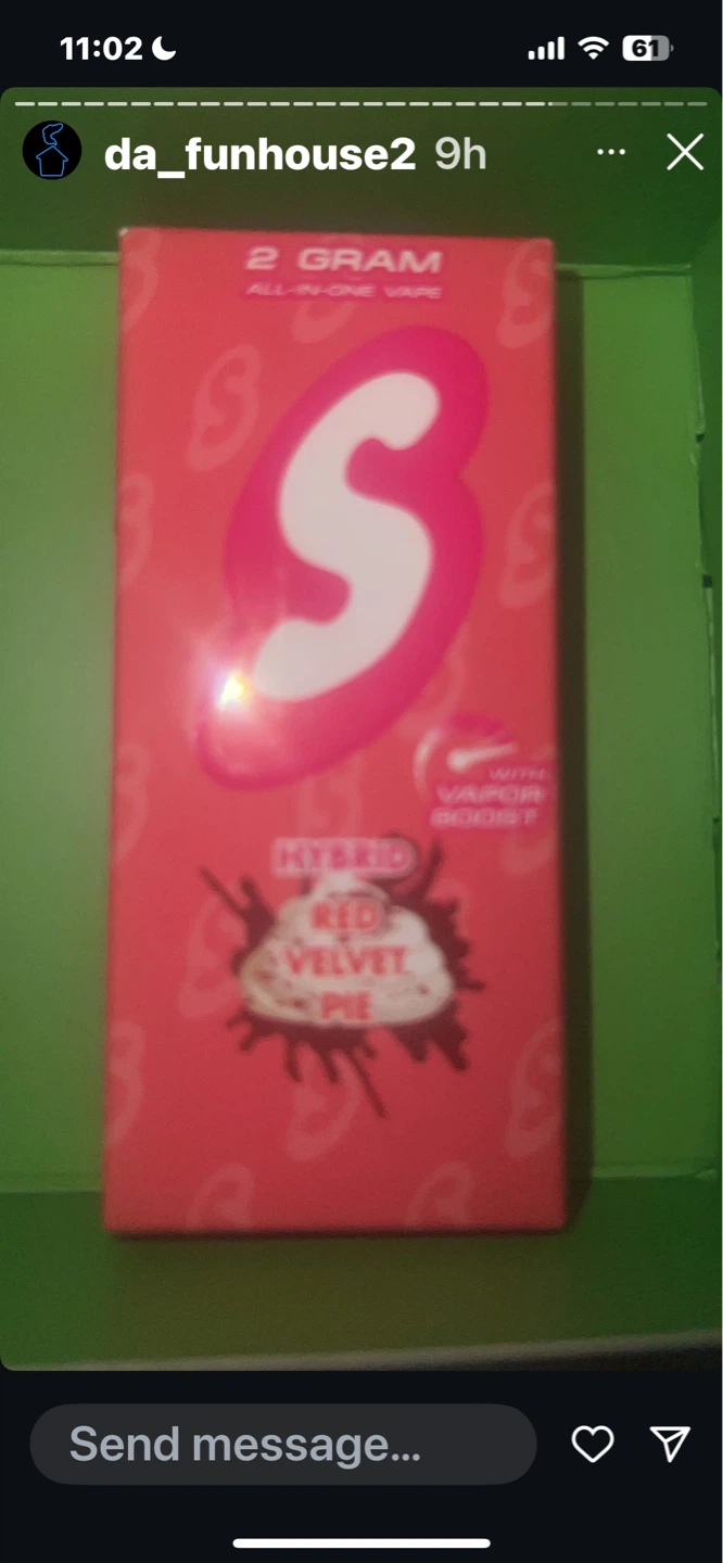 2 Gram Red Velvet Pie Hybrid All-in-One Vape