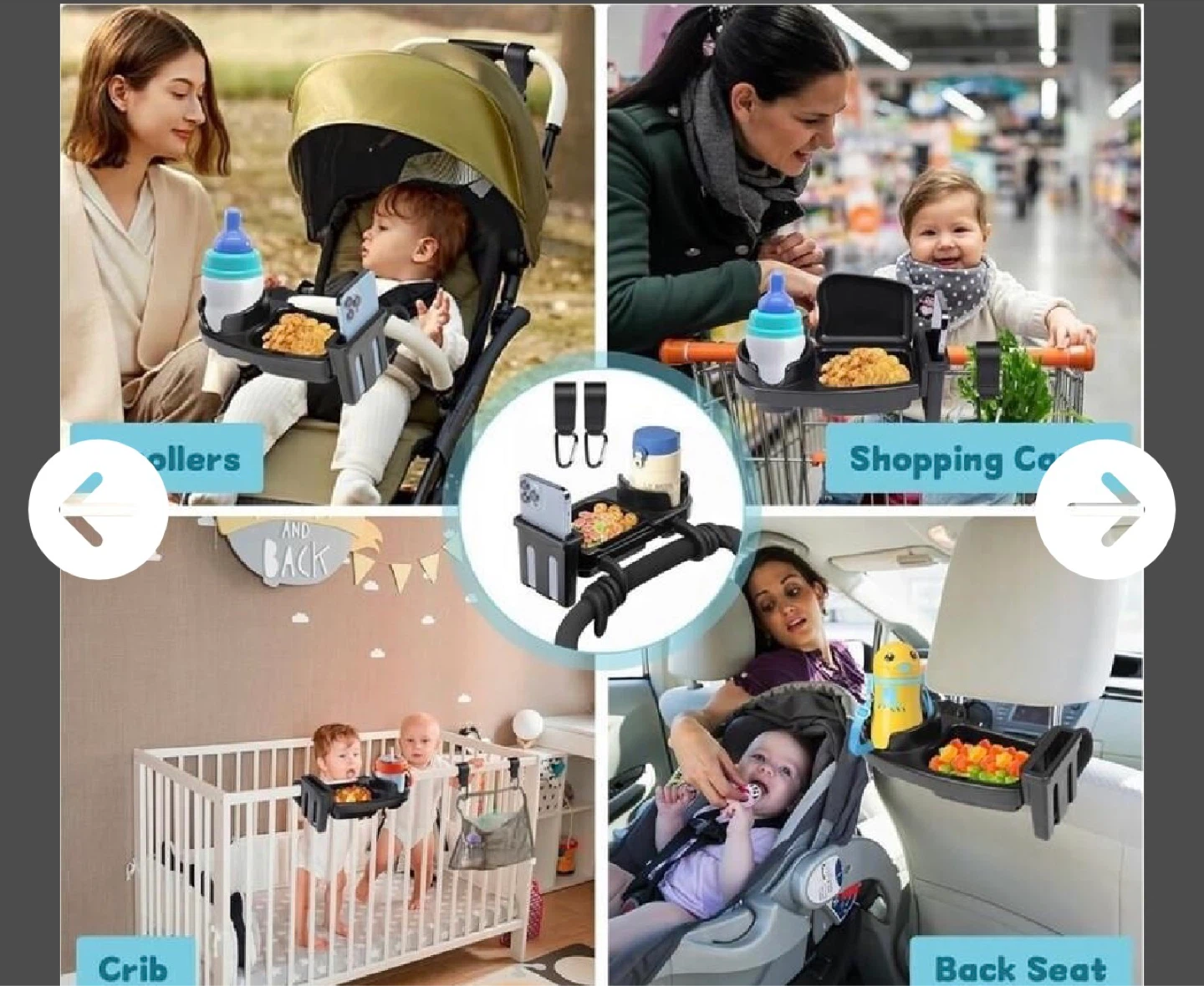 NEW! Universal Stroller  Organizer Tray with Cup Holder - photo 2