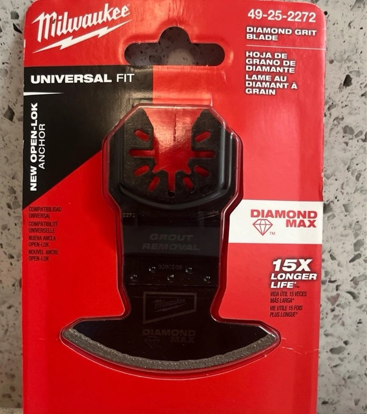 Milwaukee Diamond Grit Blade for Grout Removal (Read Bio)