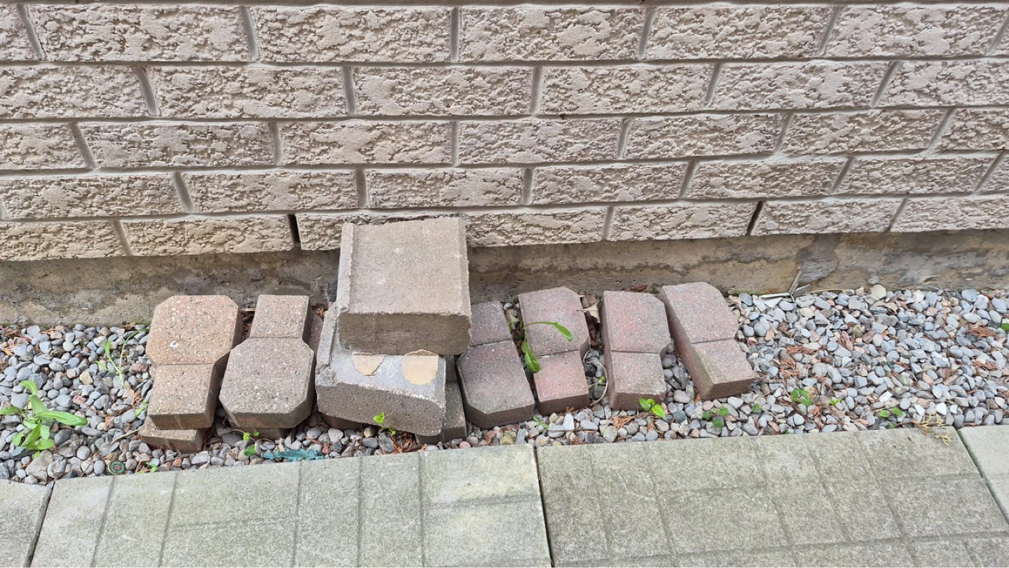 Concrete Pavers & Bricks (30 pcs)