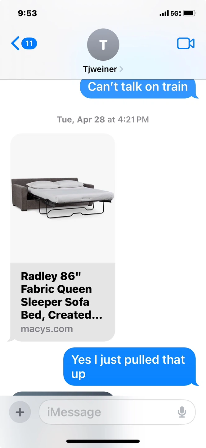 Radley 86" Fabric Queen Sleeper Sofa Bed - photo 2