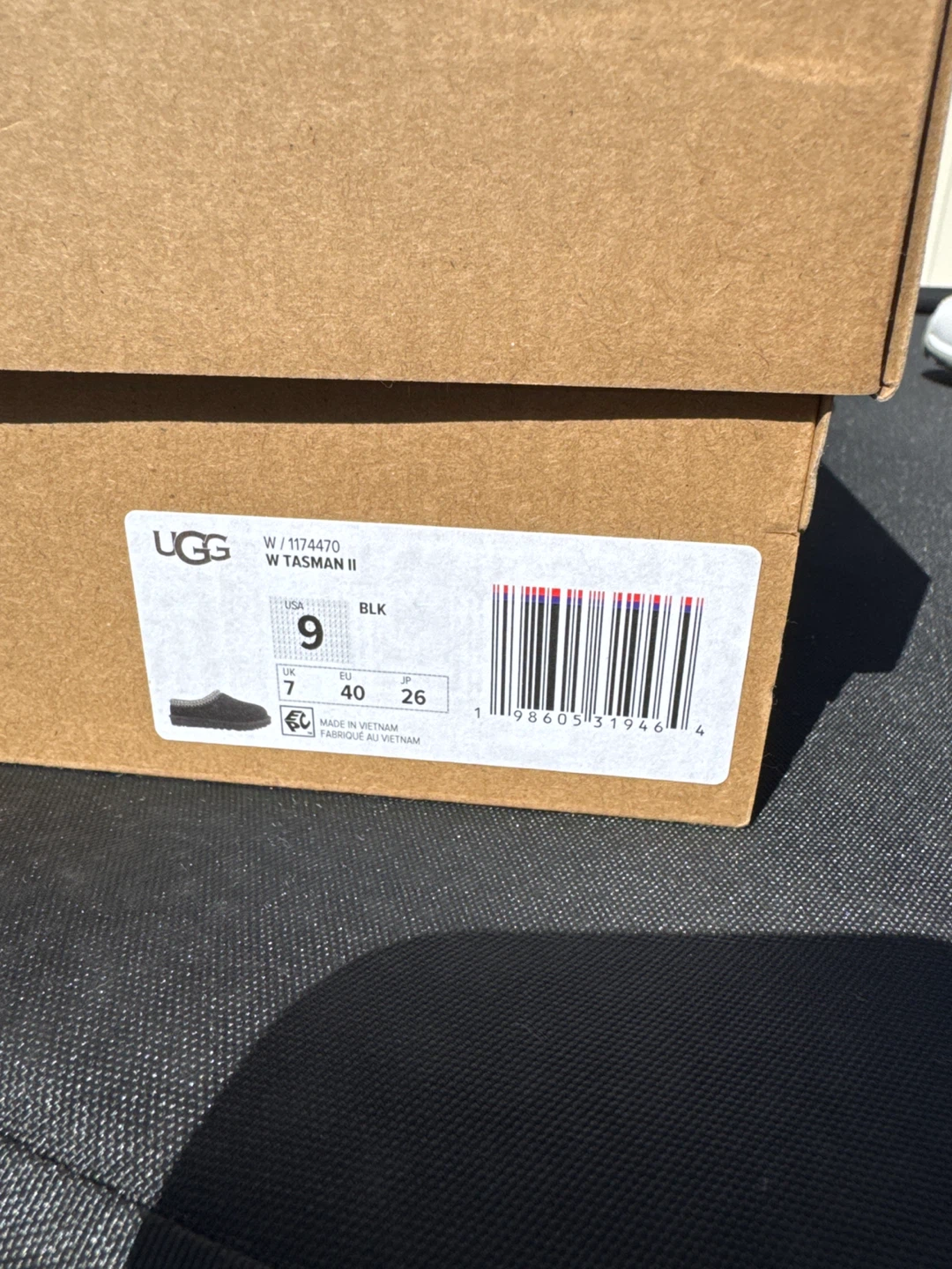 UGG Tasman II Slip-On  Black - Size 9 - photo 2