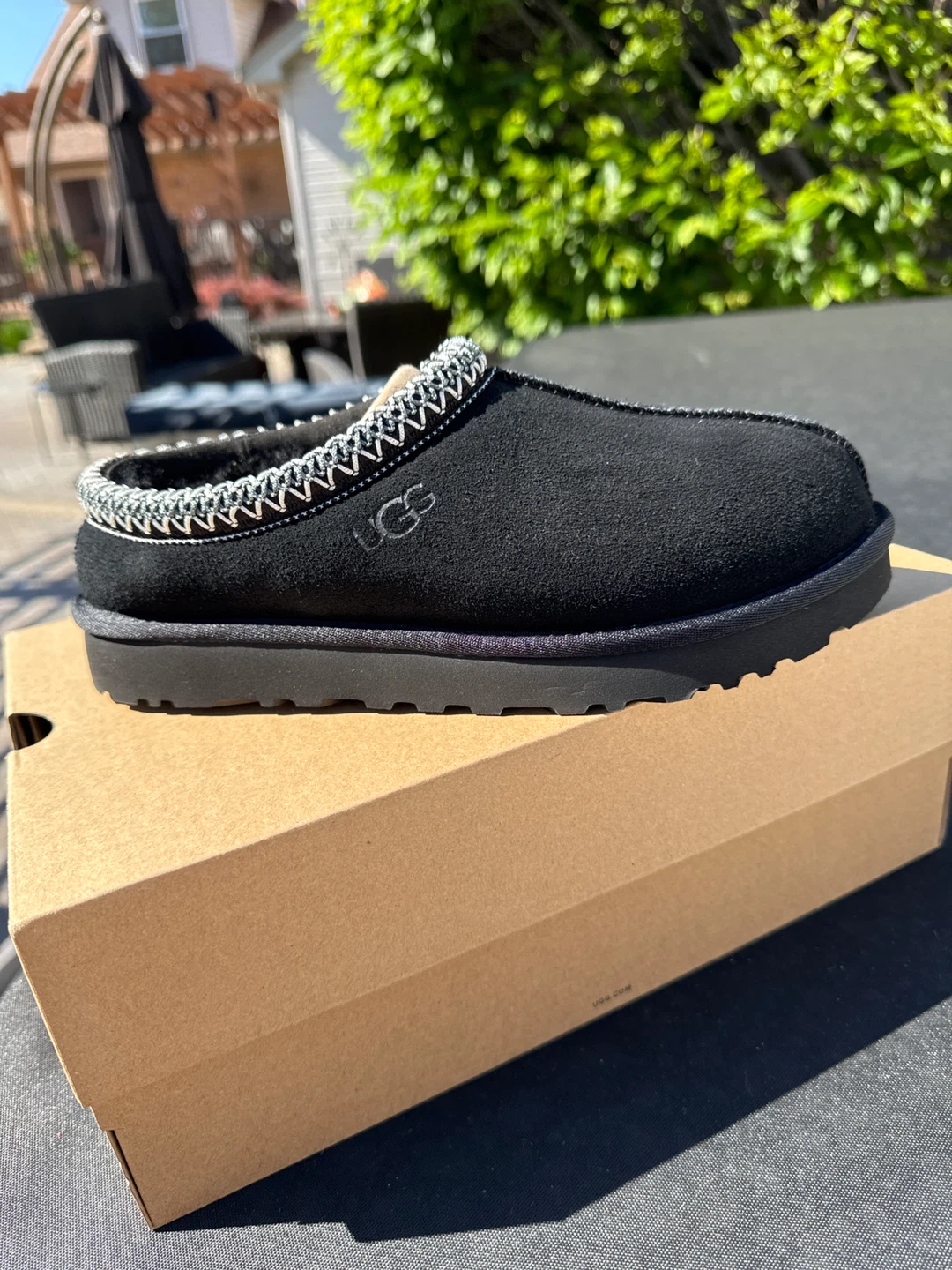 UGG Tasman II Slip-On  Black - Size 9