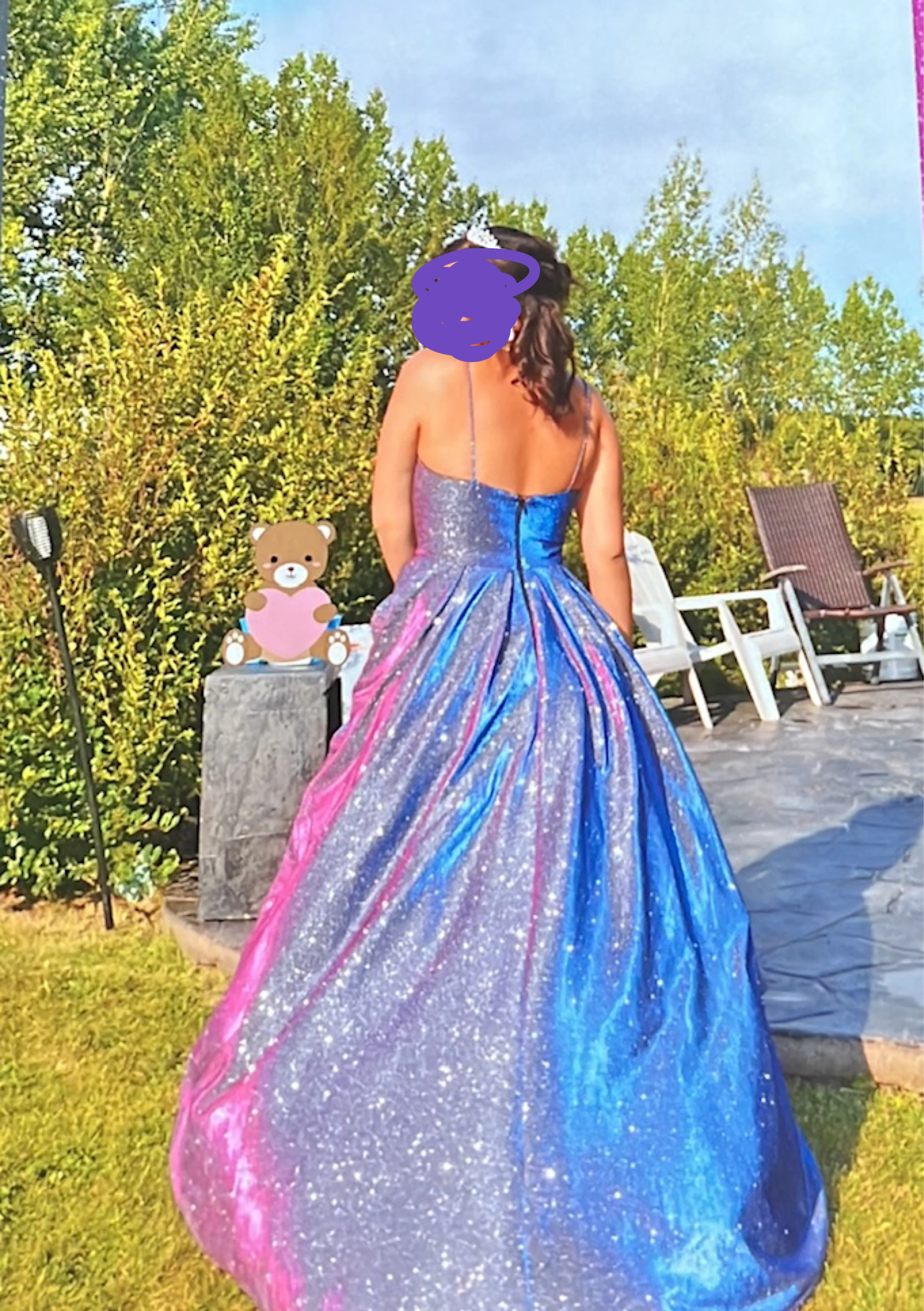 Sparkly purple Formal Dress