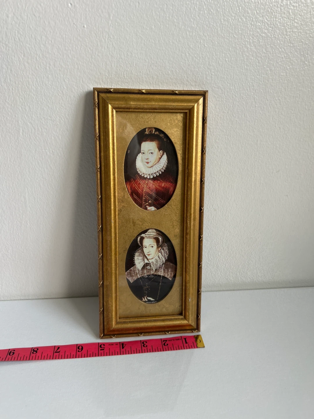Vintage Double Portrait Picture Frame