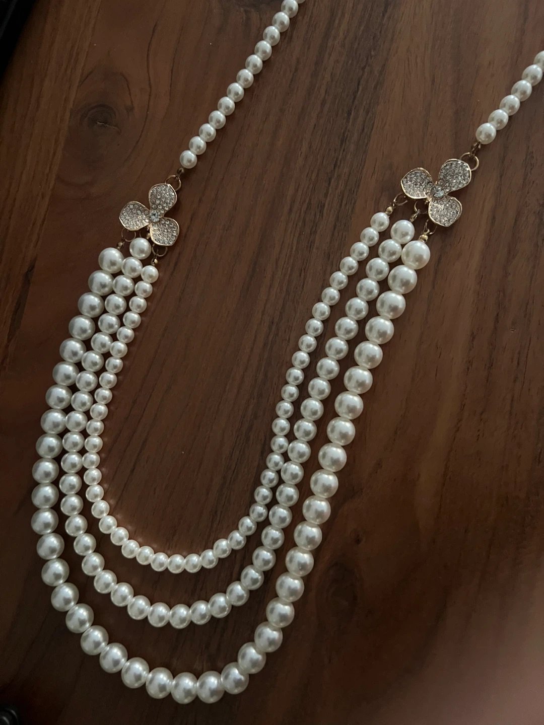 Pearl and Gold-toned Chain Belt/Accessories - photo 3
