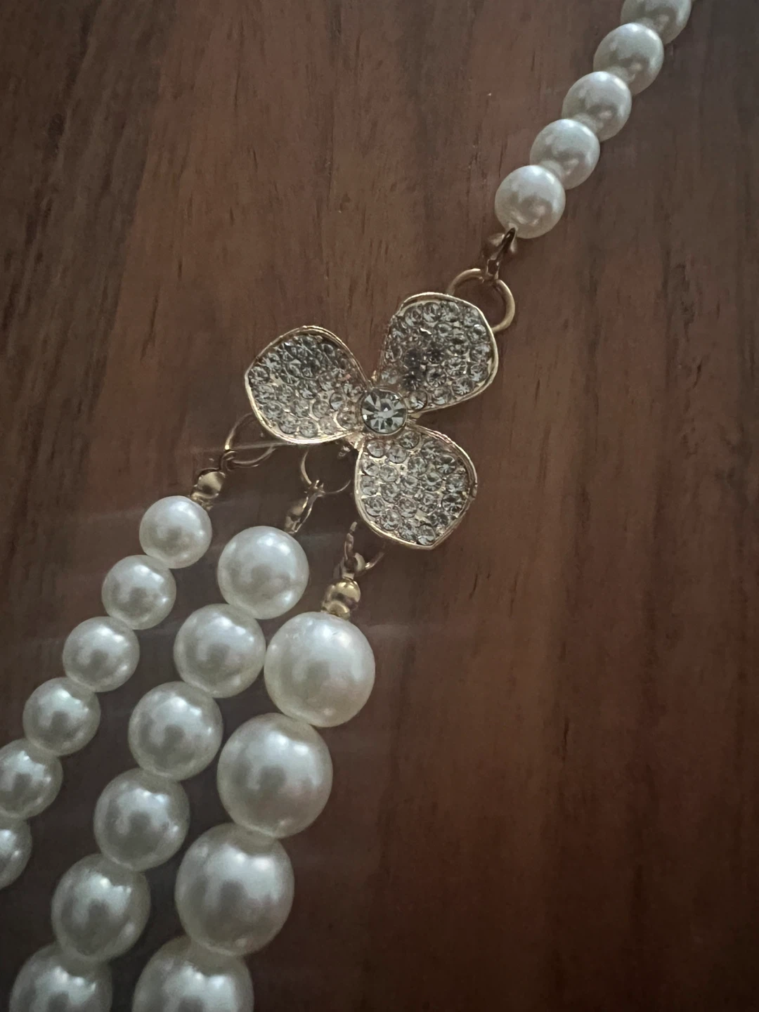 Pearl and Gold-toned Chain Belt/Accessories - photo 2
