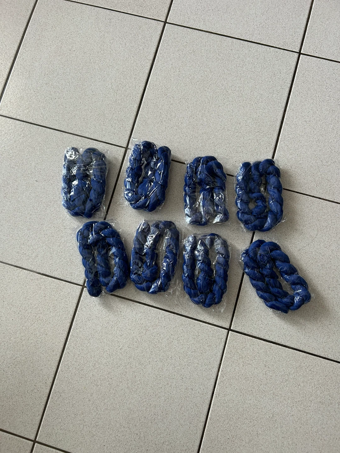 NEW!  8 Pack Royal Blue Cheesecloth Table Runner 10ft - photo 5