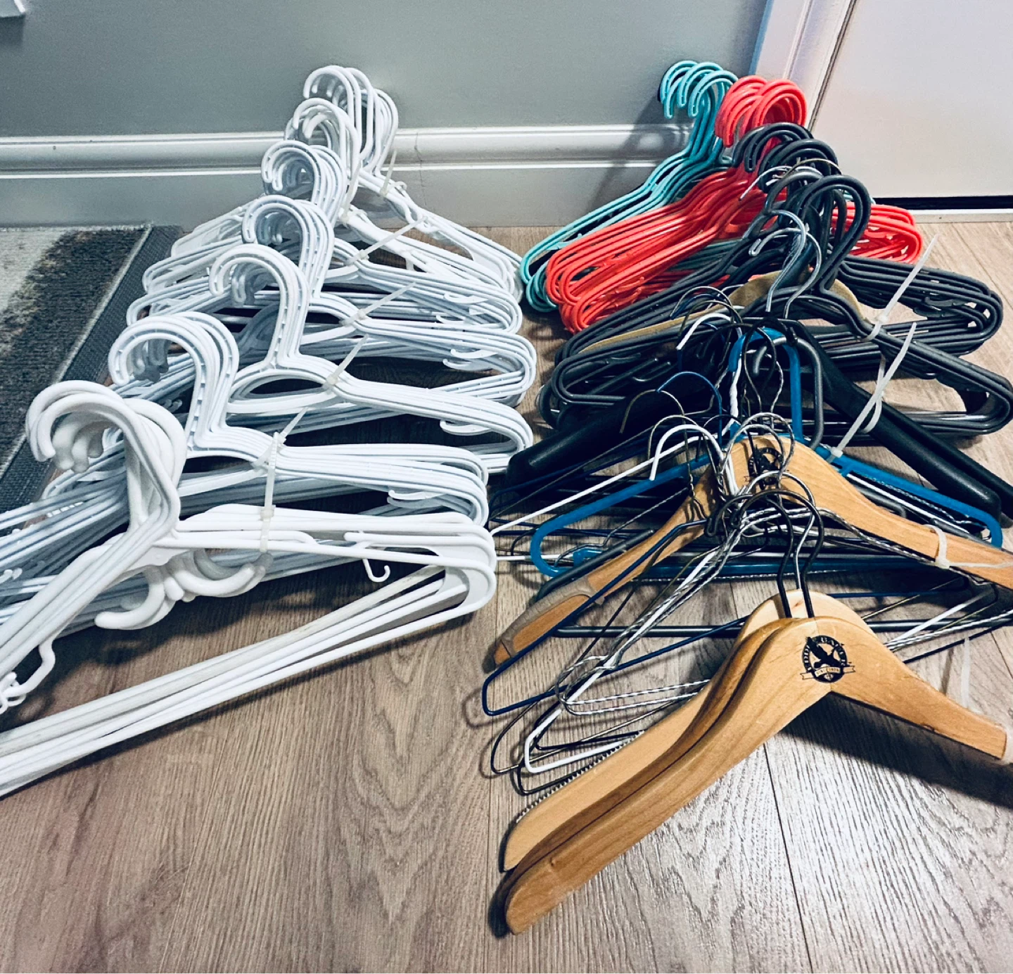 Lot of Clothing Hangers – 90+ Pieces