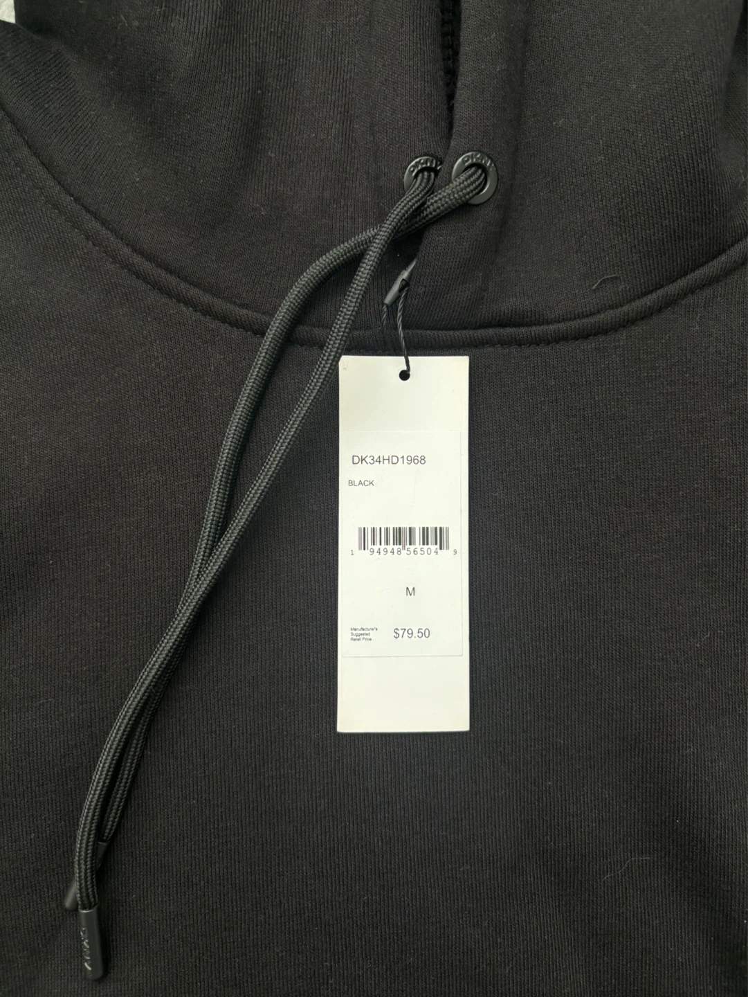 DKNY Black Hoodie with Logo Tape - photo 2