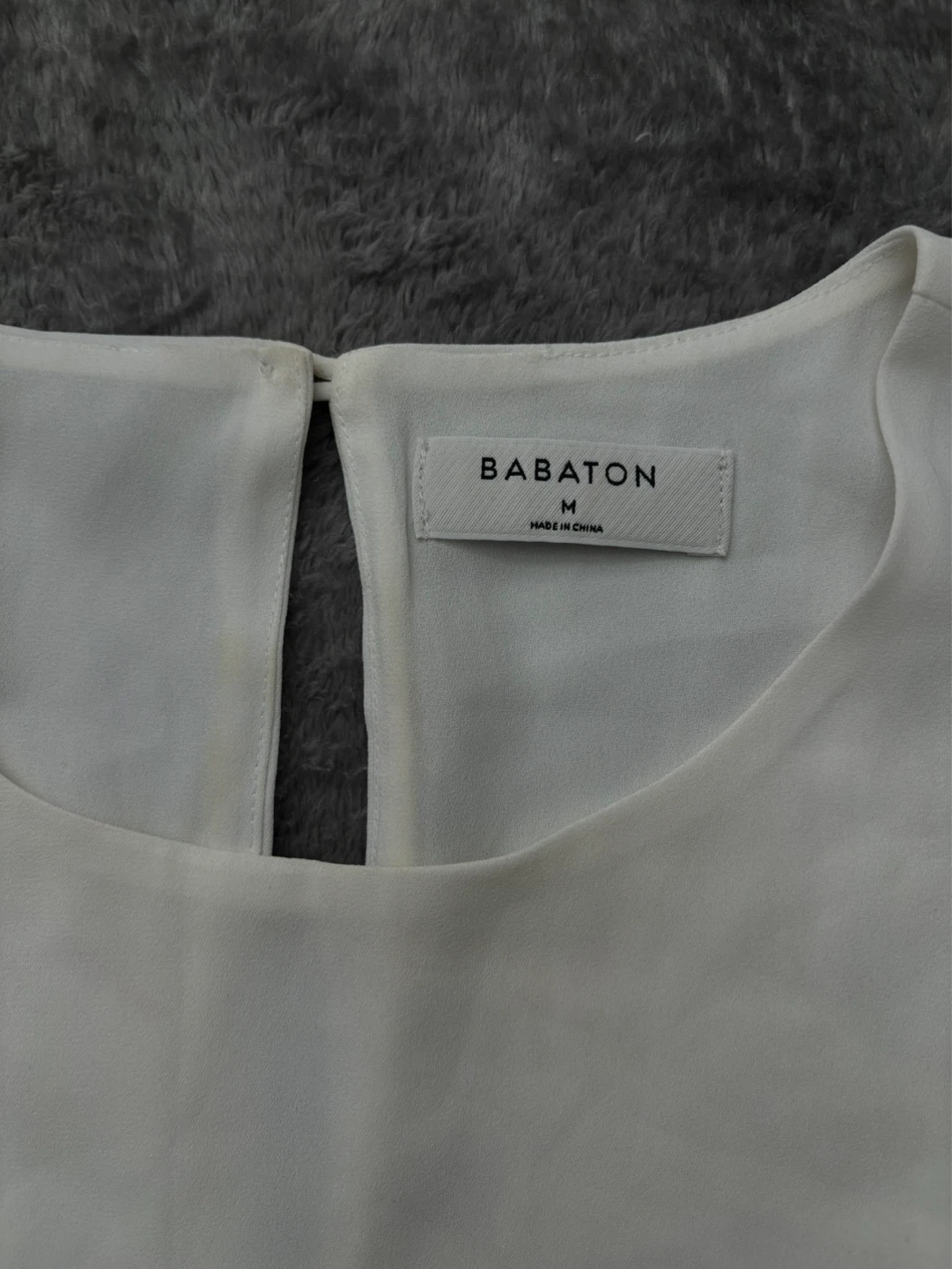 Babaton White Sleeveless Top - photo 2