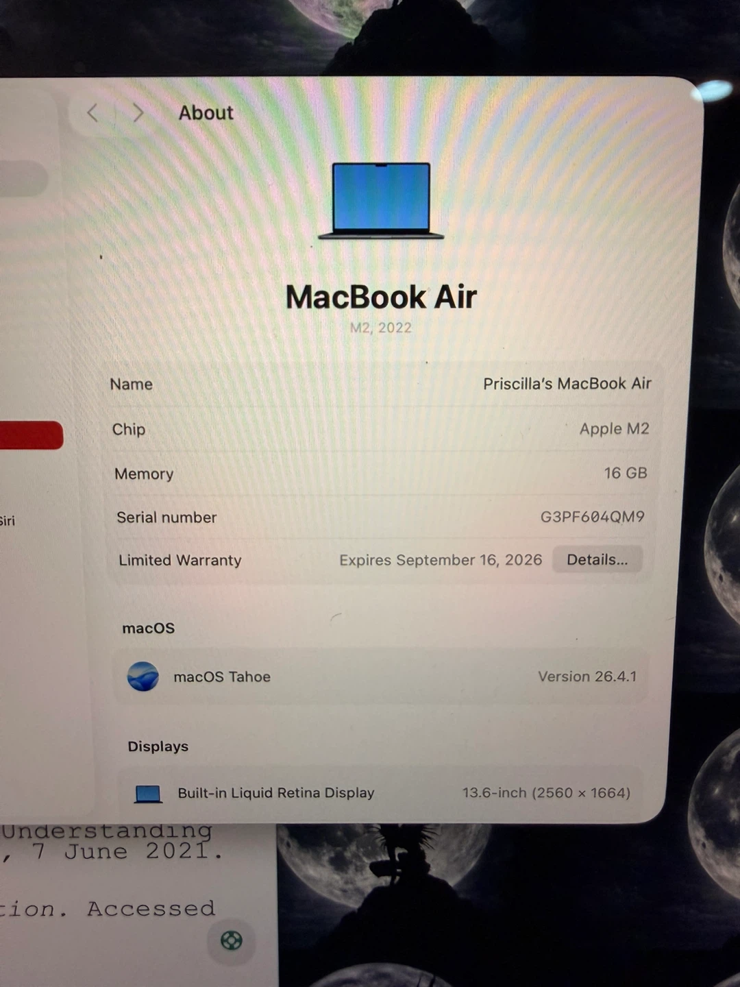 Apple MacBook Air M2, 2022, 16GB RAM, 13.6-inch Retina Display - photo 4