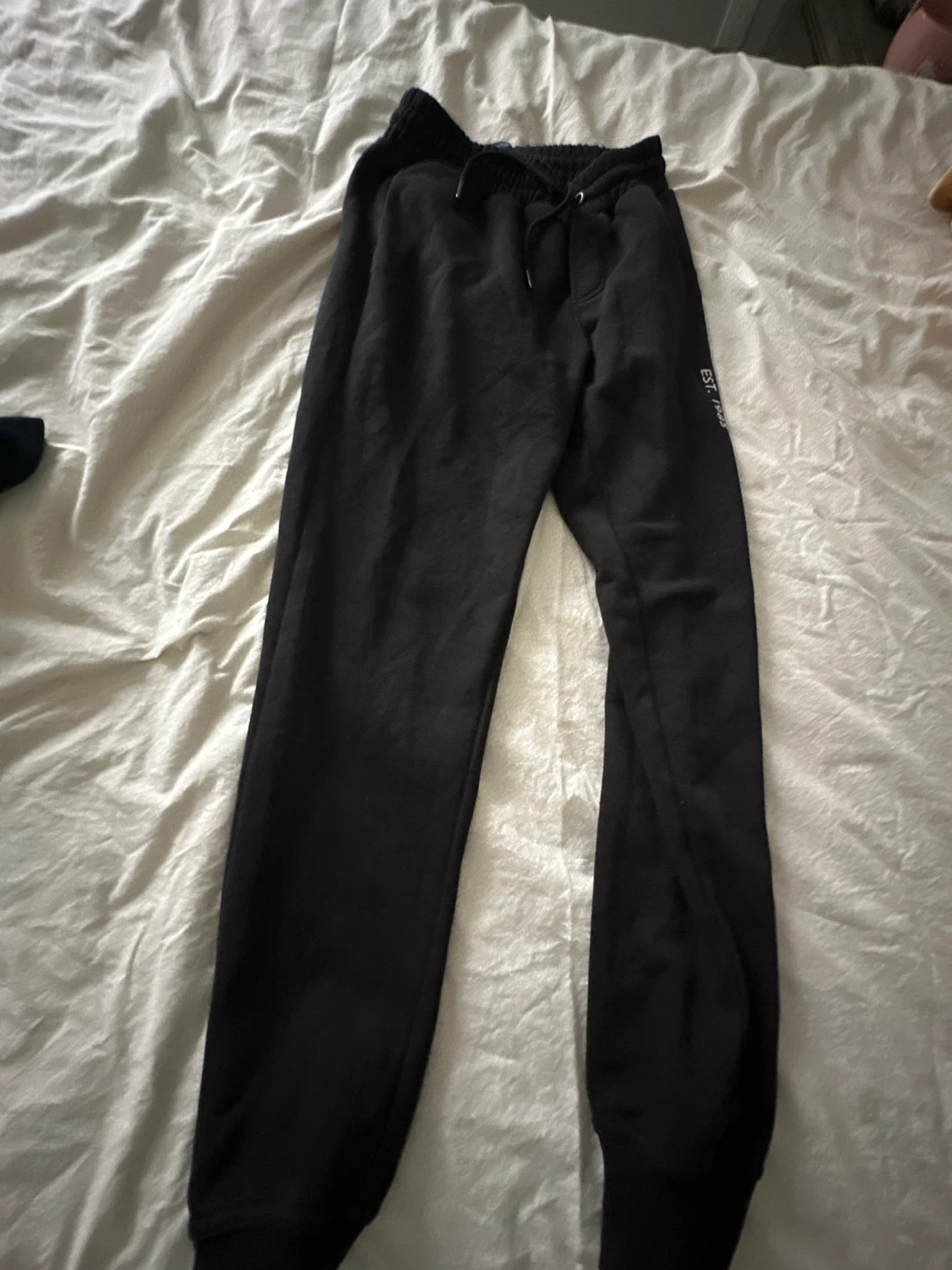 Tommy Hilfiger Black Cuffed Joggers - photo 2