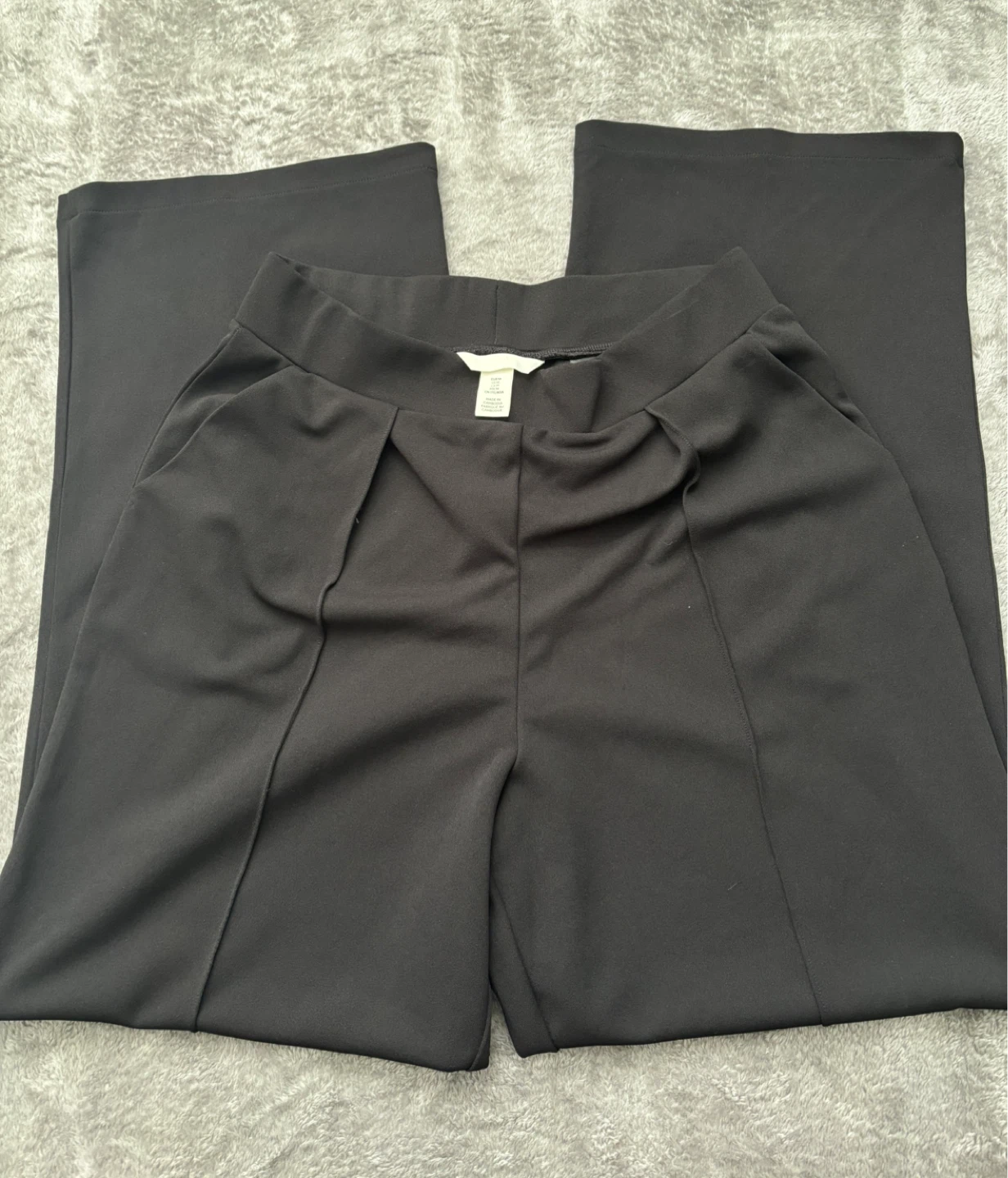 H&M Black Wide Leg Pants