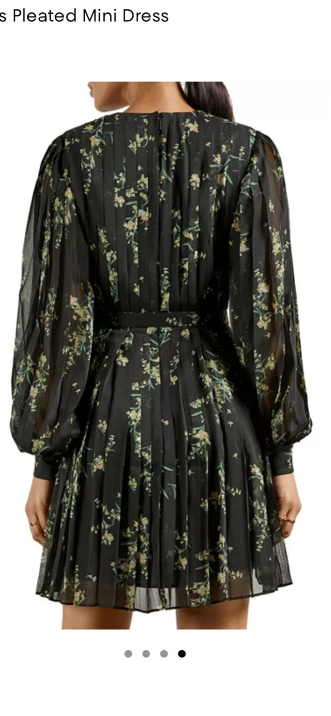 Ted Baker Pleated Floral Mini Dress - photo 2