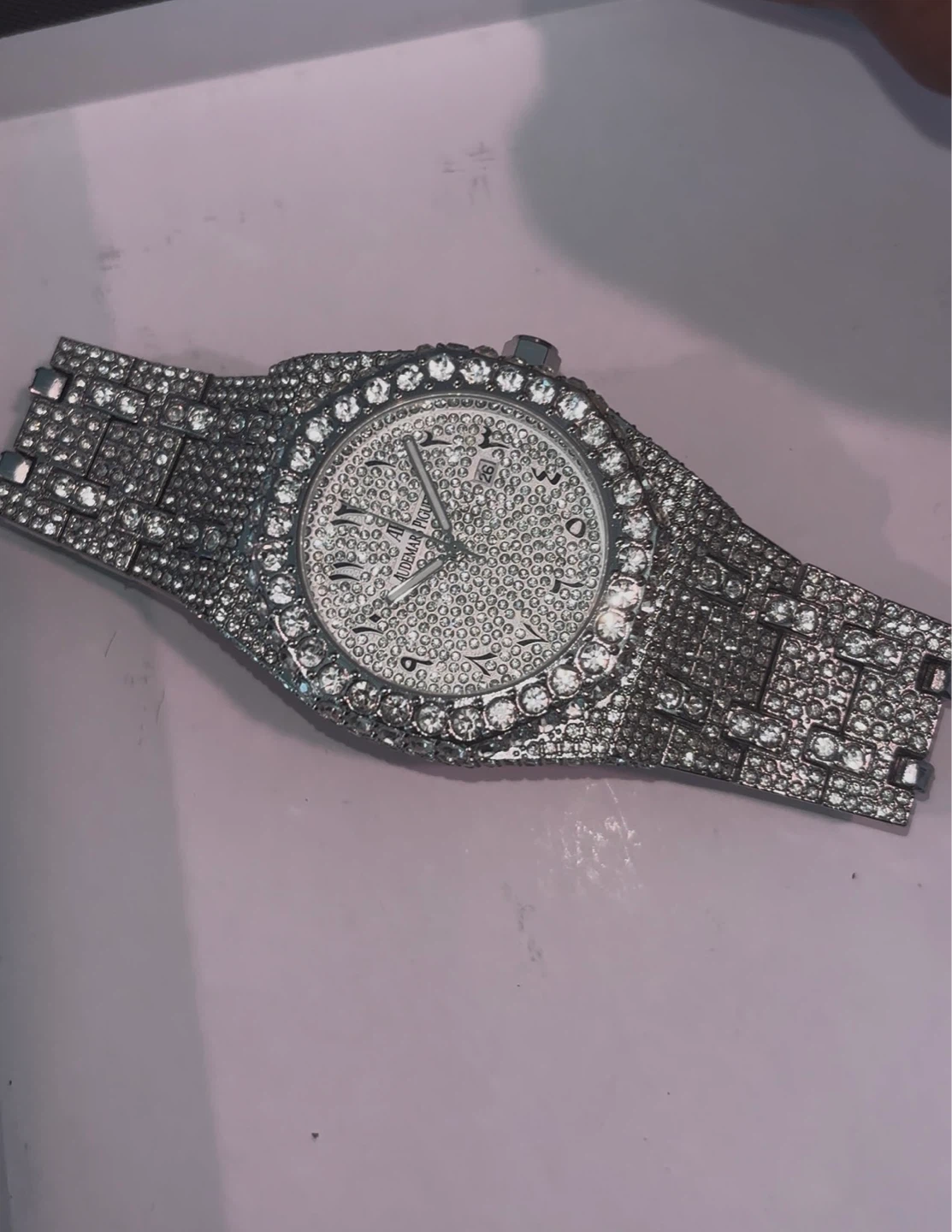 Iced Out AP Royal Oak Watch - photo 3