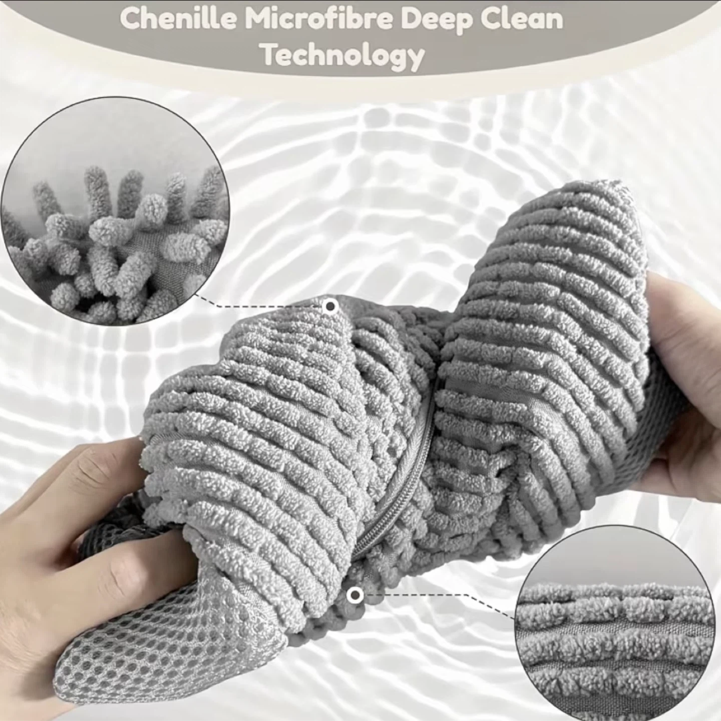 Chenille Microfibre Shoe Washing Bag - photo 4