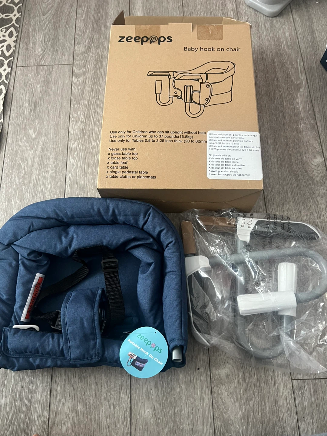 Zeepops Baby Hook on Chair