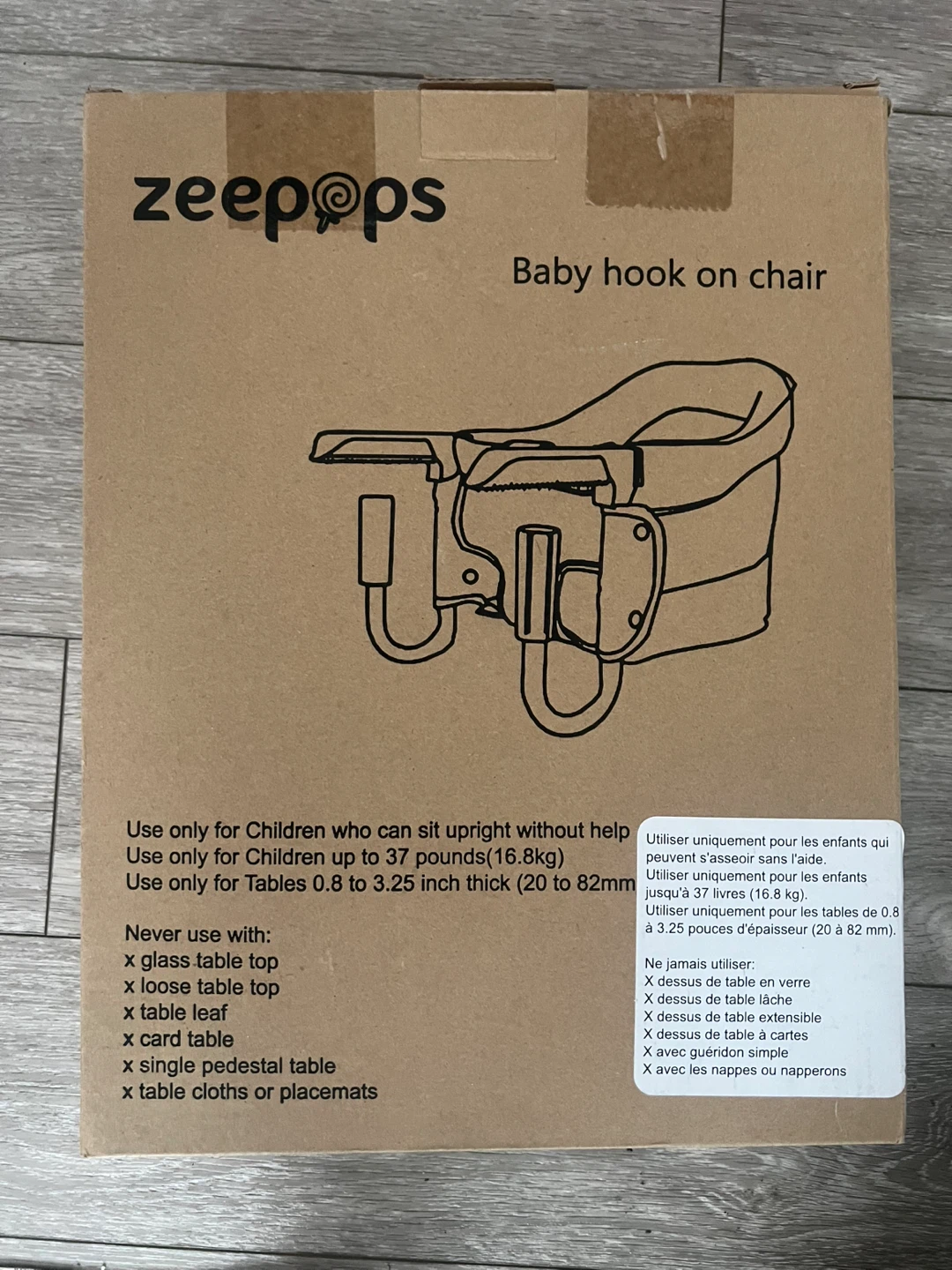 Zeepops Baby Hook on Chair - photo 3
