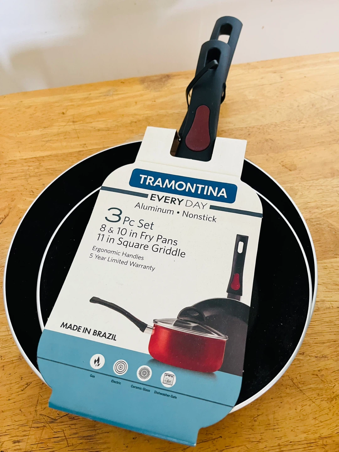 Tramontina 2 Pc Aluminum Nonstick Cookware Set