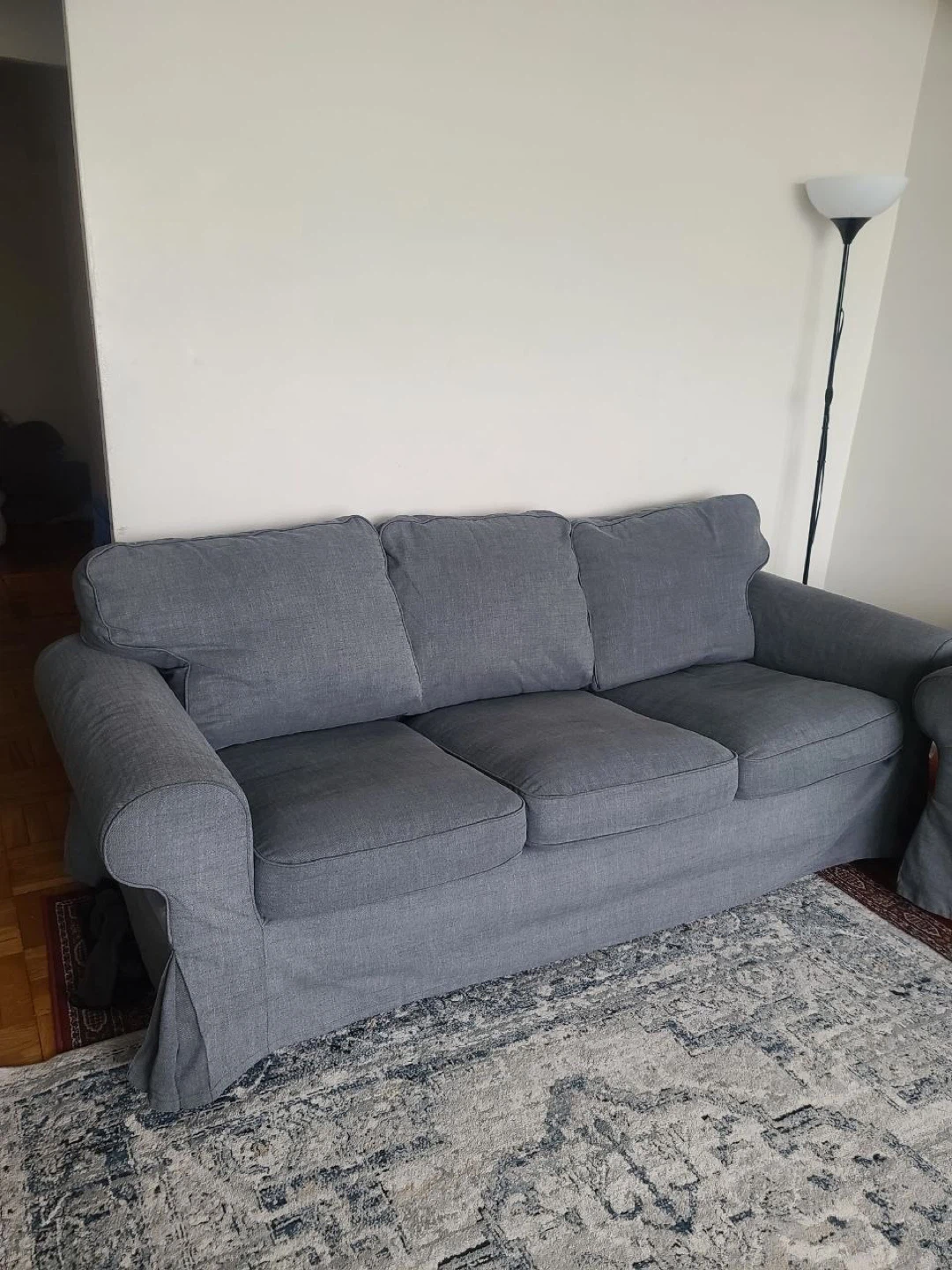 IKEA UPPPLAND Sofa, Hakebo Dark Grey - photo 2